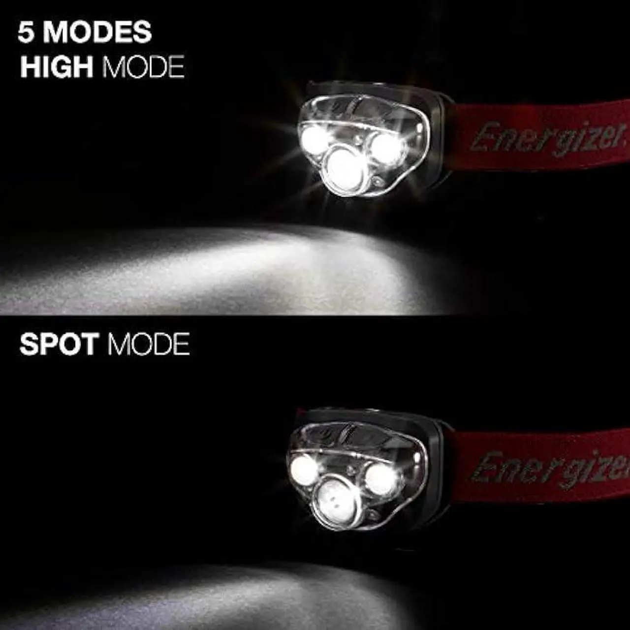 Alt view image 6 of 6 - Energizer LED Headlamp Pro315, Rugged IPX4 Water Resistant Head Light for Camping, Outdoors, Power Outage Emergency (Batteries Included)