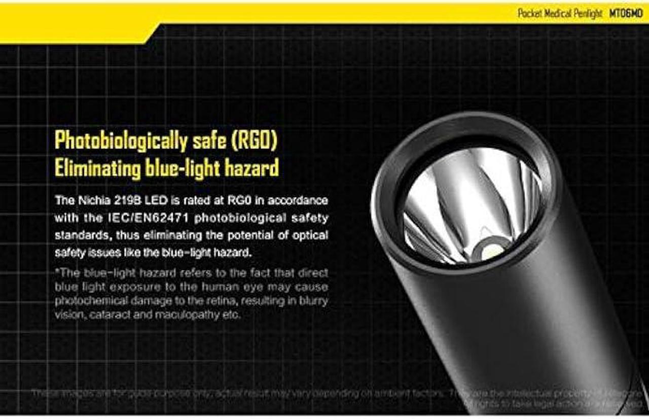 Alt view image 4 of 6 - NITECORE MT06MD 180 Lm Nichia 219B 2Xaaa LED Penlight - MT06 Upgrade, Black