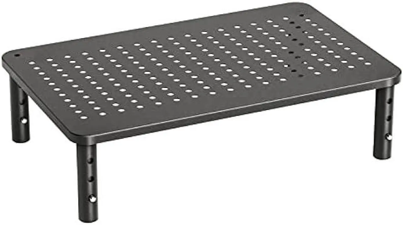 Main image of Monitor Stand, Monitor Stand Riser 3 Height Adjustable, Monitor Riser with Airflow Vents, Laptop Stand for Desk, Laptop Riser, Desk Organizer for Monitor, 15.6 Laptop, PC, Printer