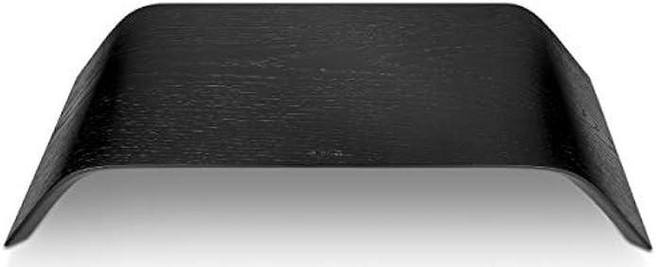 Alt view image 5 of 5 - kalibri Wood Monitor Stand Riser - Computer Desk Holder Desktop Dock Wooden Mount Display for PC TV Screen Notebook Laptop - Oak with Black Stain
