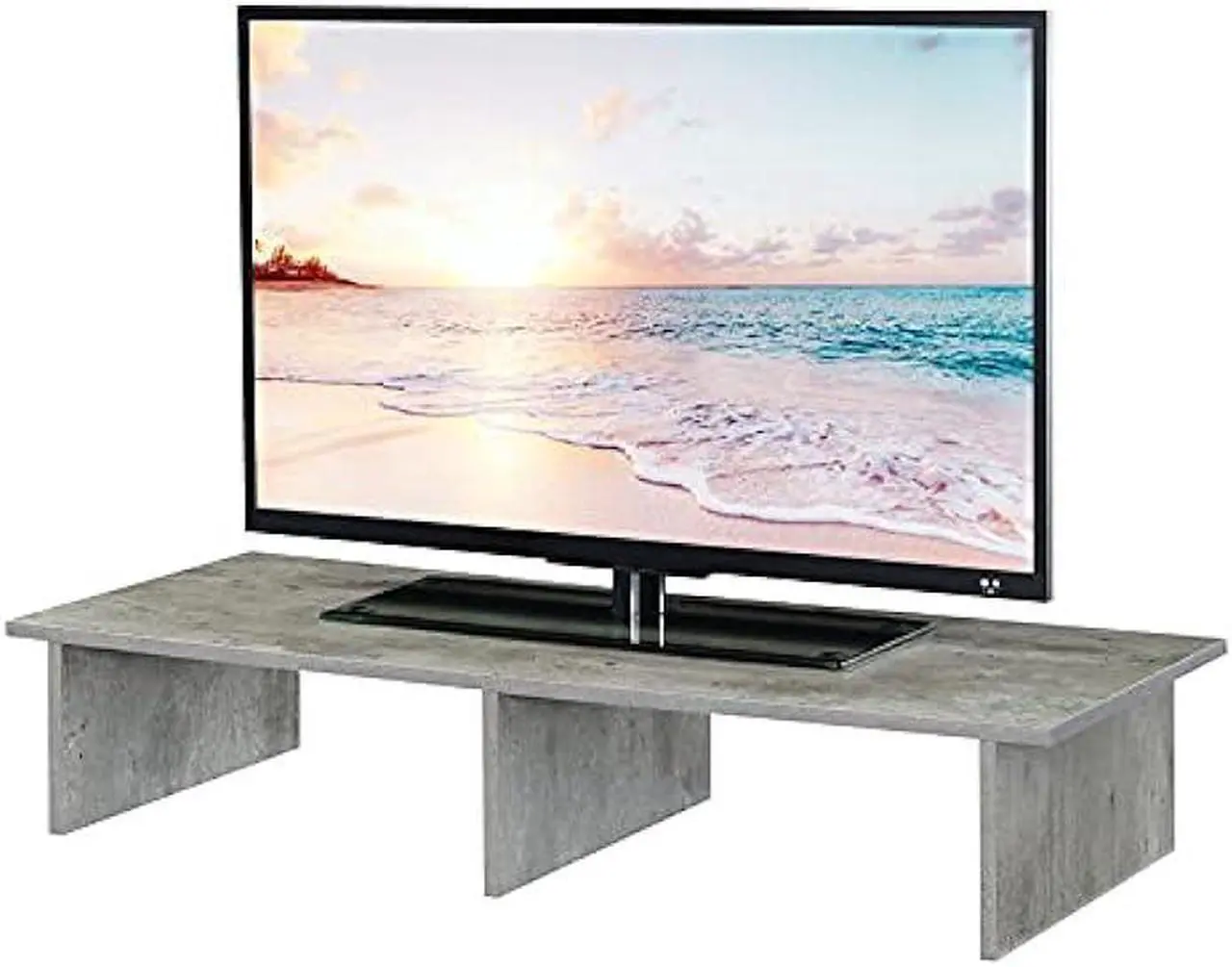 Alt view image 3 of 5 - Convenience Concepts Designs2Go TV/Monitor Riser for TVs up to 46 Inches, Faux Birch