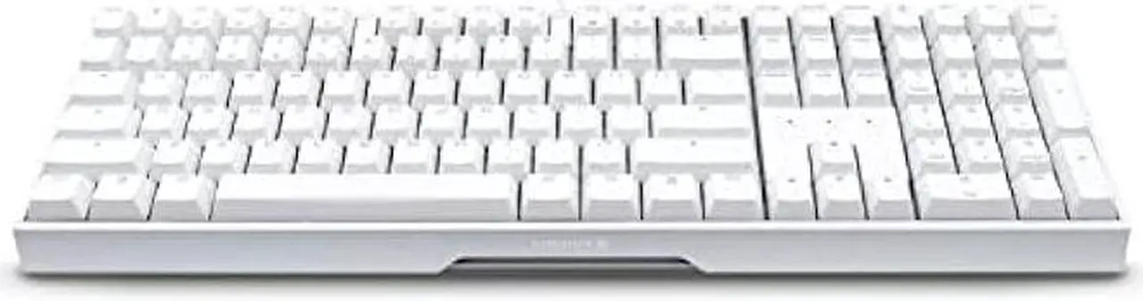 Alt view image 2 of 5 - Cherry MX 3.0 S Wired Mechanical Gaming Keyboard. Aluminum Housing Built for Gamers w/MX Red Silent Switches. RGB Backlit Color Display Over 16m Colors. from The Makers of MX. Full Size. Pure White.