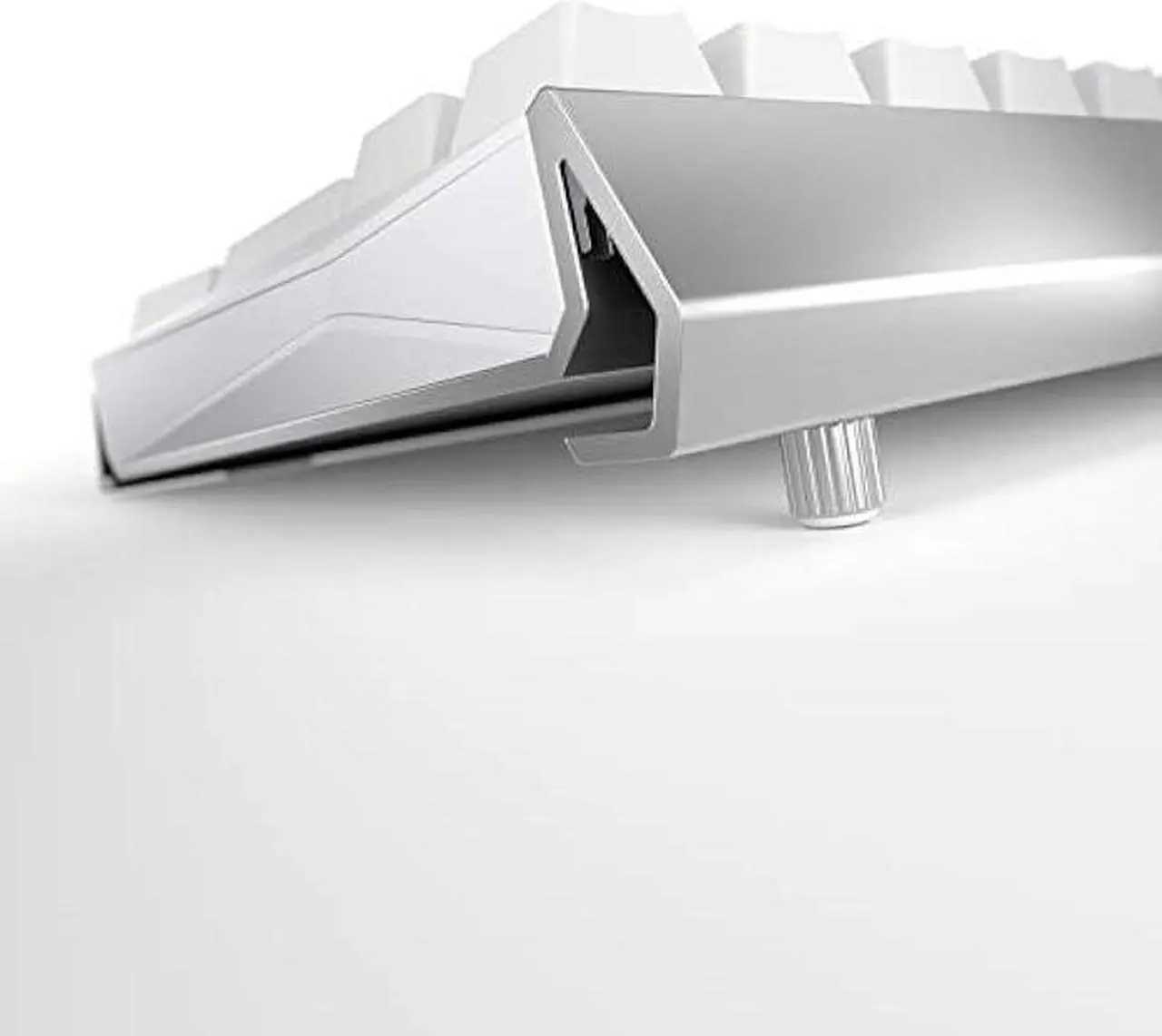 Alt view image 4 of 5 - Cherry MX 3.0 S Wired Mechanical Gaming Keyboard. Aluminum Housing Built for Gamers w/MX Red Silent Switches. RGB Backlit Color Display Over 16m Colors. from The Makers of MX. Full Size. Pure White.