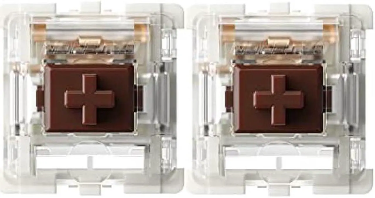 Main image of kutethy Gateron G Brown Pro Switches Pre-lubed 3pin RGB SMD Tactile for Gaming Mechanical Keyboard (72 Pcs, Brown)
