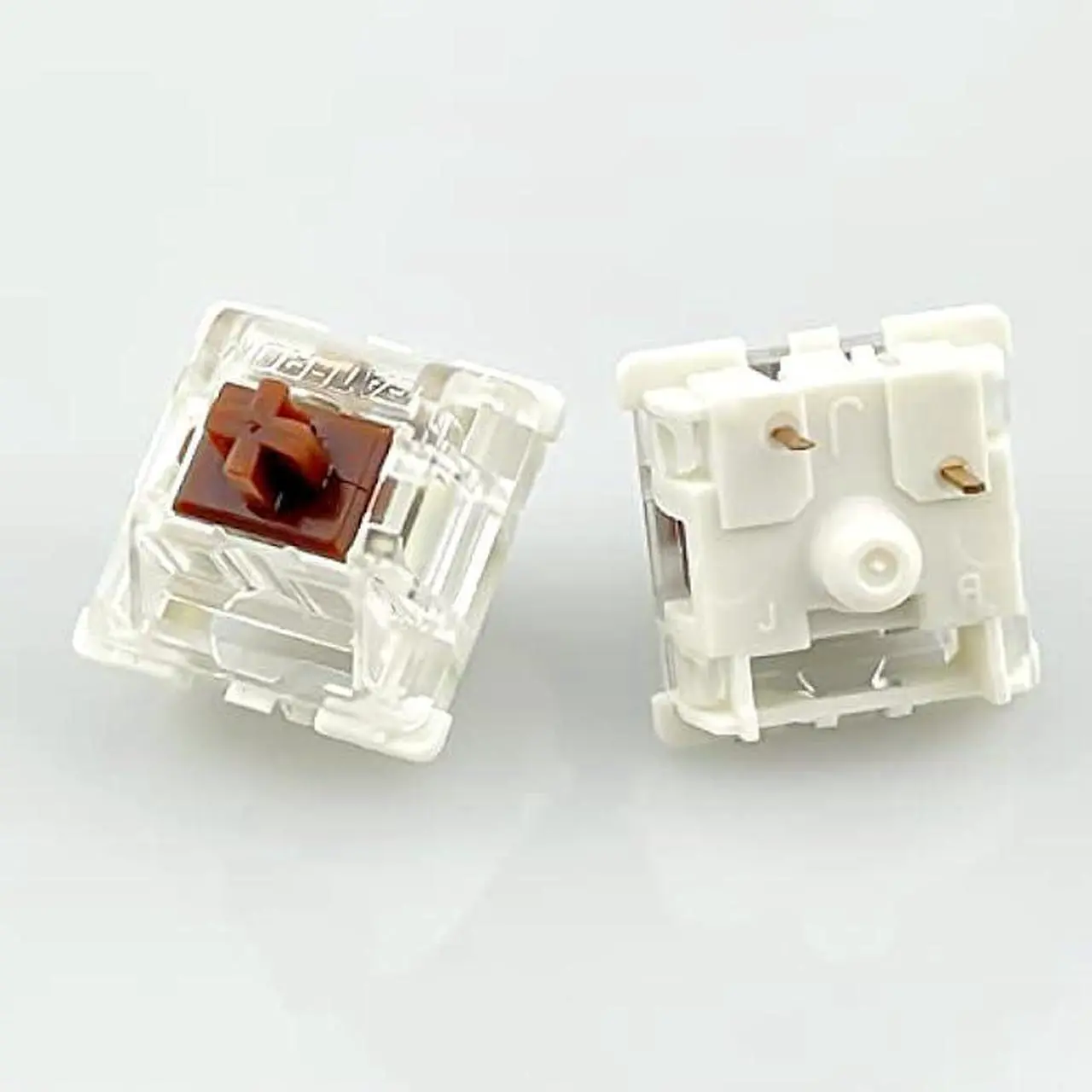 Alt view image 2 of 6 - kutethy Gateron G Brown Pro Switches Pre-lubed 3pin RGB SMD Tactile for Gaming Mechanical Keyboard (72 Pcs, Brown)