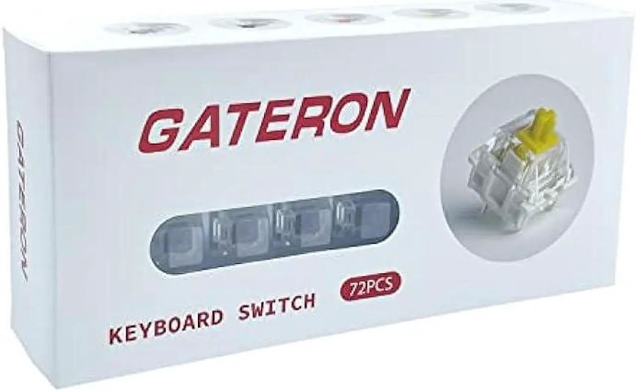 Alt view image 6 of 6 - kutethy Gateron G Brown Pro Switches Pre-lubed 3pin RGB SMD Tactile for Gaming Mechanical Keyboard (72 Pcs, Brown)