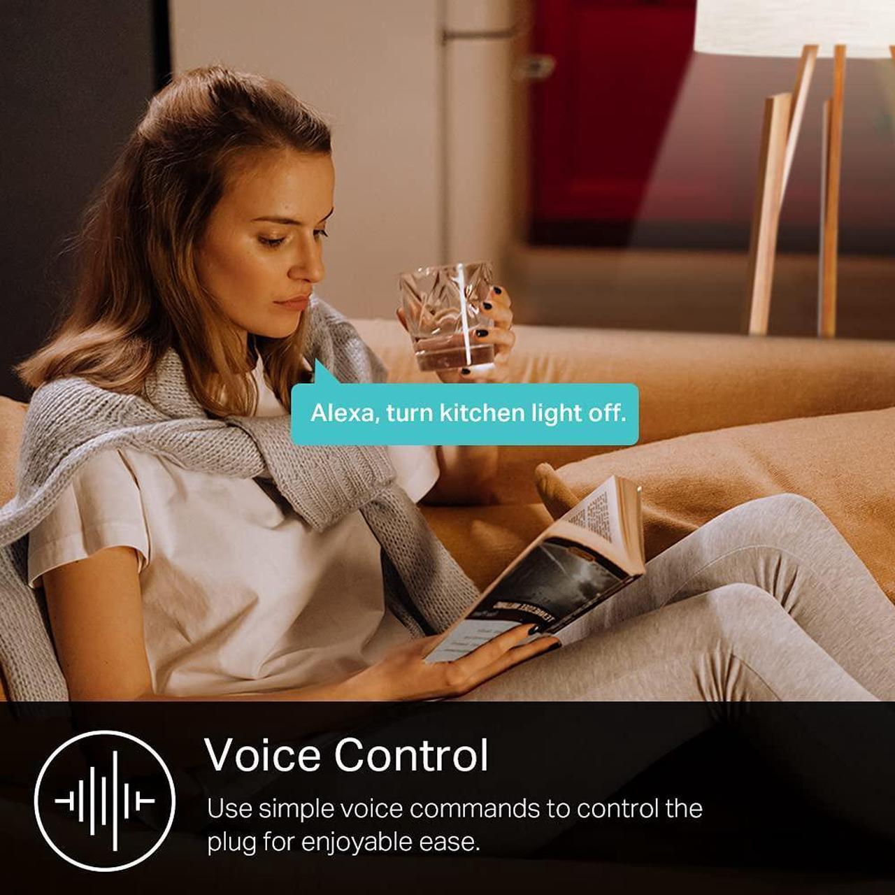 Alt view image 6 of 7 - Kasa Smart Plug Ultra Mini 15A, Smart Home Wi-Fi Outlet Works with Alexa, Google Home & IFTTT, No Hub Required, UL Certified, 2.4G WiFi Only, 2 Count (Pack of 1)(EP10P2) , White