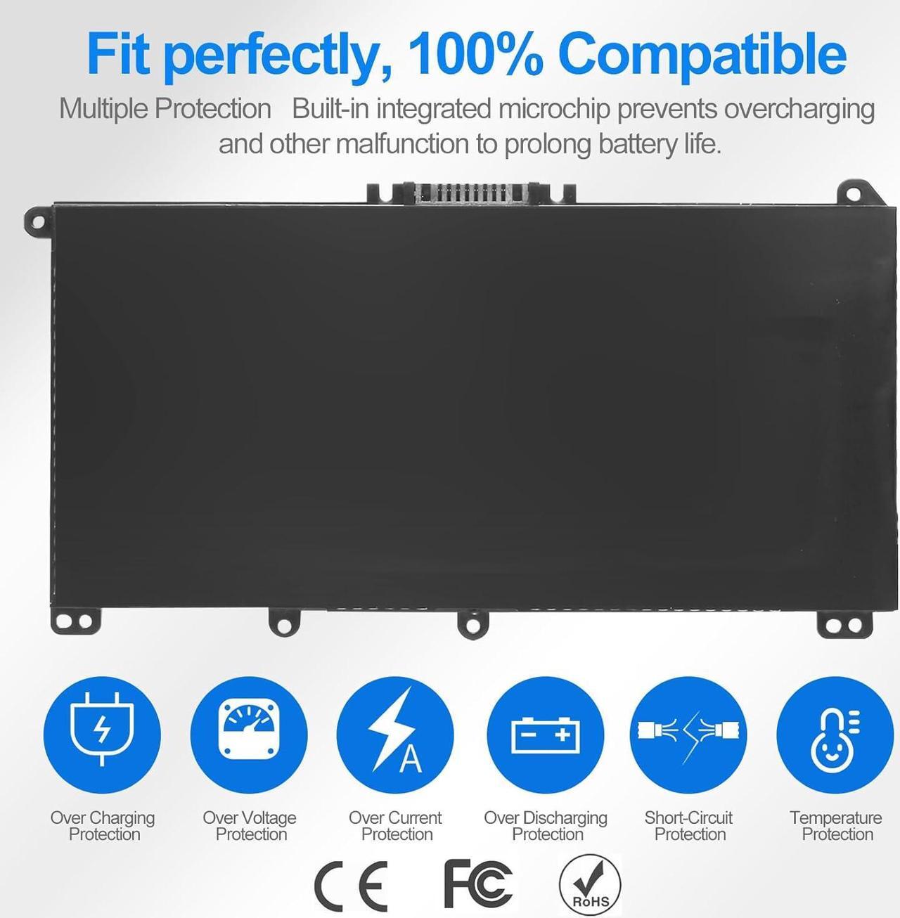 Alt view image 6 of 7 - MAFACBAC HT03XL L11119-855 Laptop Battery: Replacement for HP Pavilion 15-DA0002DX 15-CS3073CL 15-DY1023DX 14M-DH1003DX 14-DF0023CL 14 15 17 Notebook Li-ion Battery