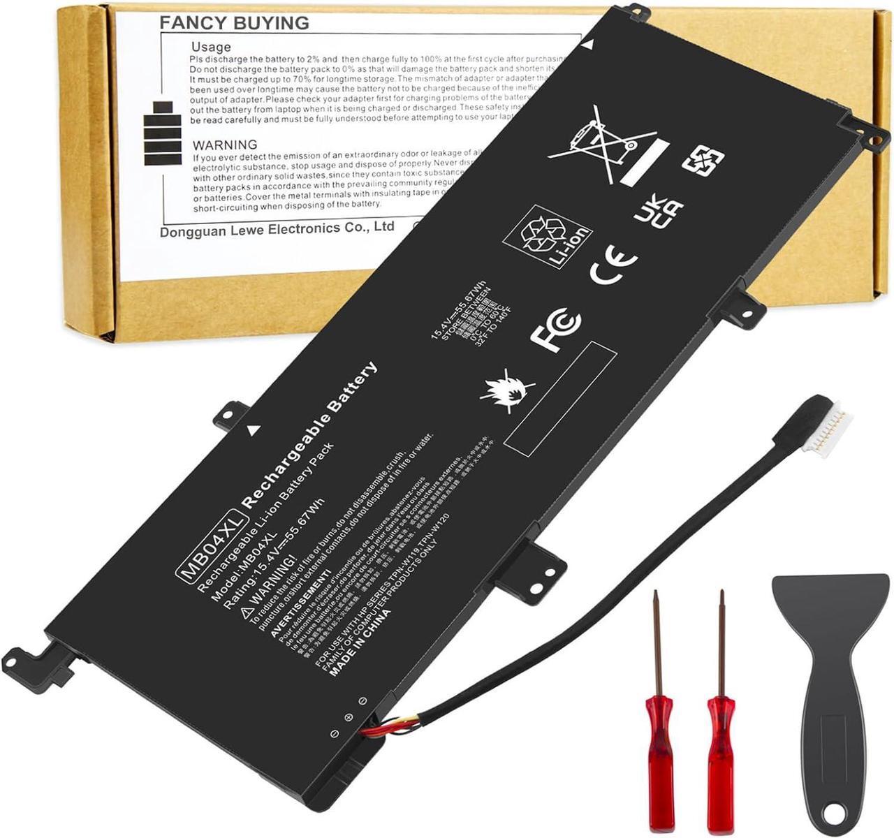 Main image of Fancy Buying MB04XL Battery for HP Envy X360 Convertible M6-AQ000 M6-AQ105DX M6-AQ003DX M6-AQ103DX M6-AR004DX 15-AQ 15-AQ005NA AQ101NG AQ015NR AQ273CL AQ173CL 15t-AQ200 843538-541 844204-850