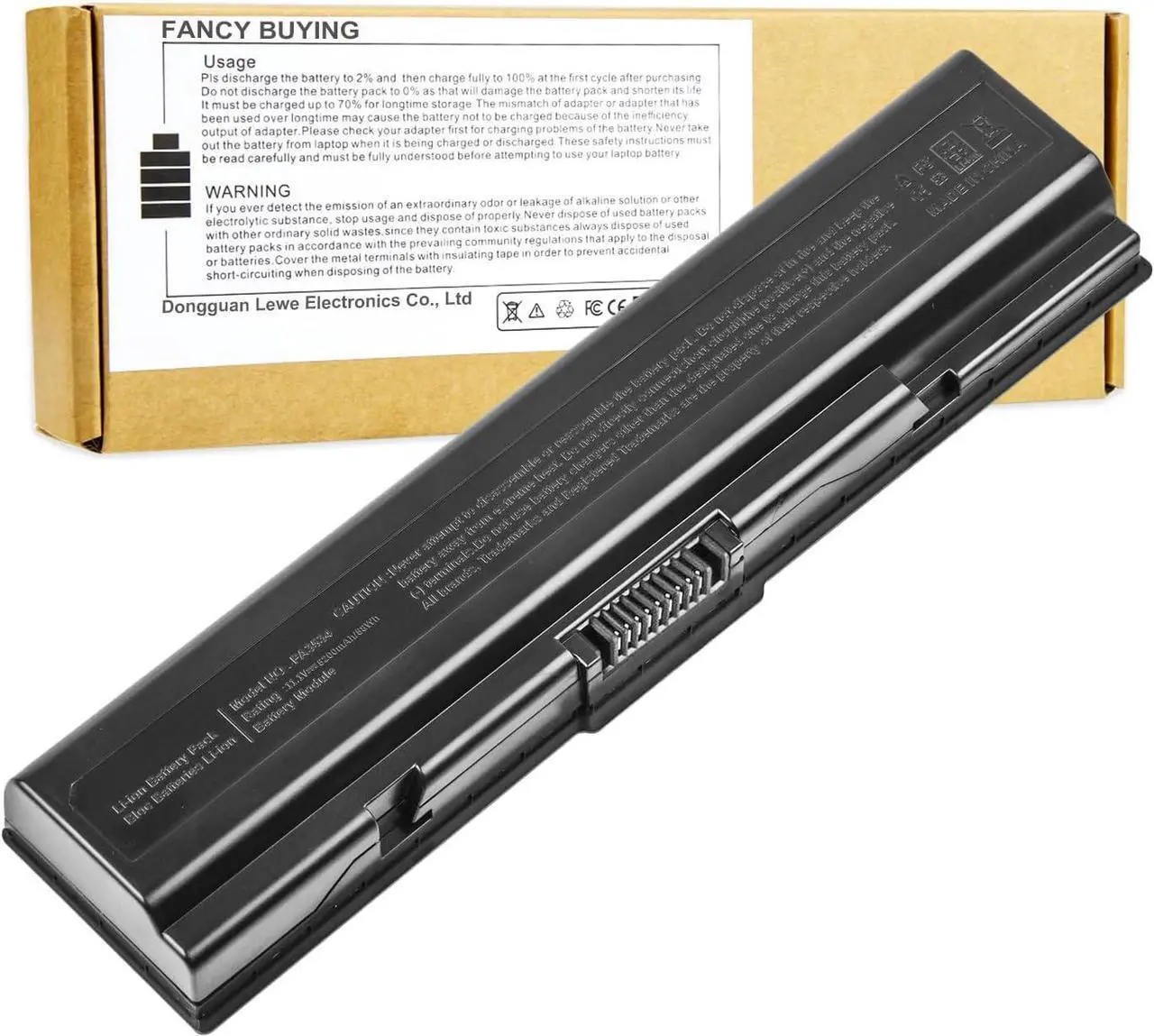 Main image of PA3534U-1BRS Battery for Toshiba PA3534U-1BAS PA3534U-1BRM PA3533U-1BRS PA3533U-1BAS PA3535U-1BRS PA3535U-1BAS PA3682U-1BRS PA3727-1BAS PA3727U-1BRS A200 A210 A300 A350 A355 L300 L305 L450 L500 L505