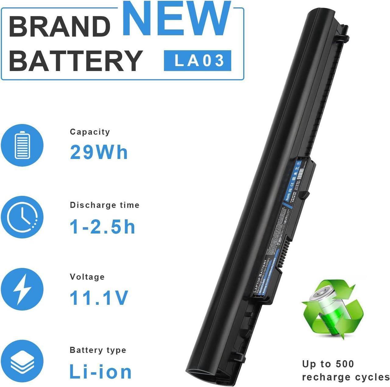 Alt view image 2 of 7 - Fancy Buying Laptop Battery for HP Spare 776622-001 775625-221 775625-141 LA03 LA03DF