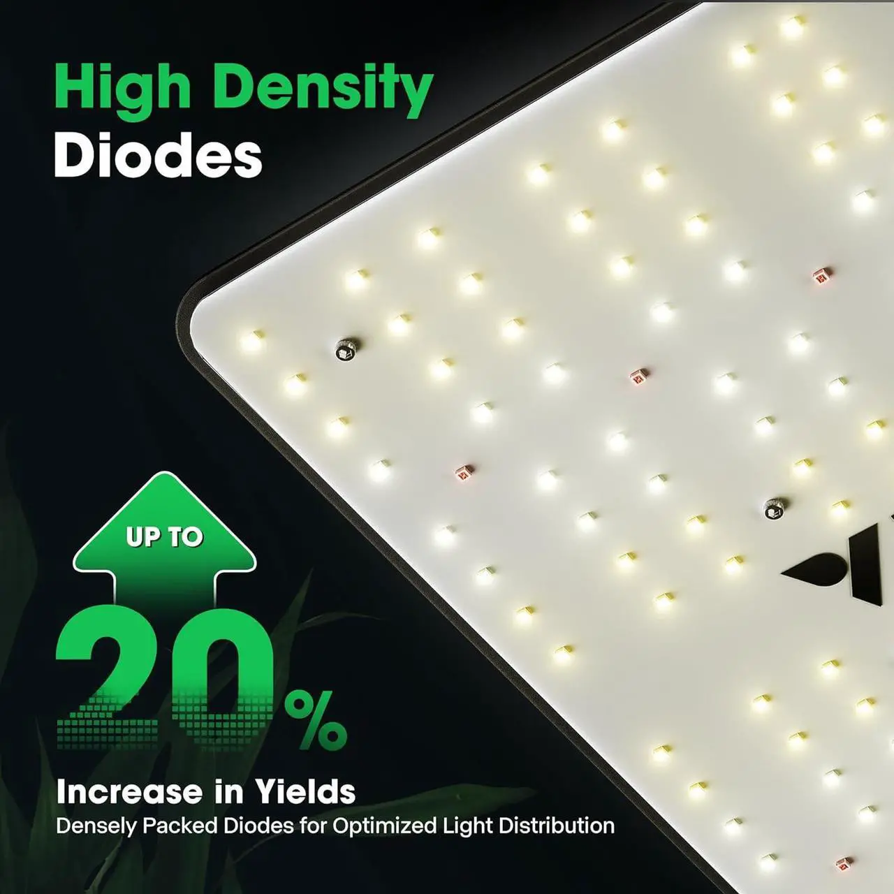 Alt view image 2 of 7 - VIVOSUN VS1000 LED Grow Light with Samsung LM301 Diodes & Sosen Driver Dimmable Lights Sunlike Full Spectrum for Indoor Plants Seedling Veg and Bloom Plant Grow Lamps for 2x2/3x3 Grow Tent