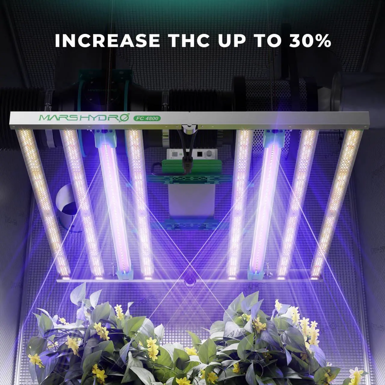 Alt view image 2 of 7 - MARS HYDRO 2024 ADLITE UV30 23 UV Grow Light Bar, 365nm and 370nm Diodes, Supplemental for TS600/TS1000/TS3000/FC3000/FC-E300/FC4800/FC-E4800 Plant Growing Light(2 Pack)