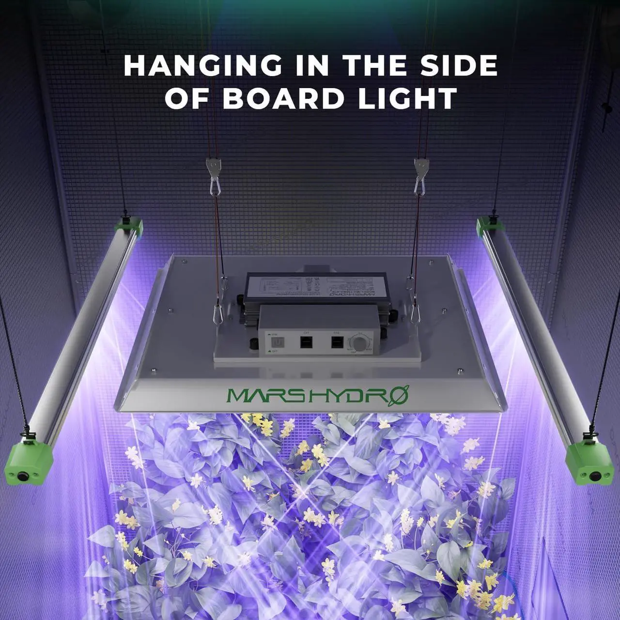 Alt view image 5 of 7 - MARS HYDRO 2024 ADLITE UV30 23 UV Grow Light Bar, 365nm and 370nm Diodes, Supplemental for TS600/TS1000/TS3000/FC3000/FC-E300/FC4800/FC-E4800 Plant Growing Light(2 Pack)