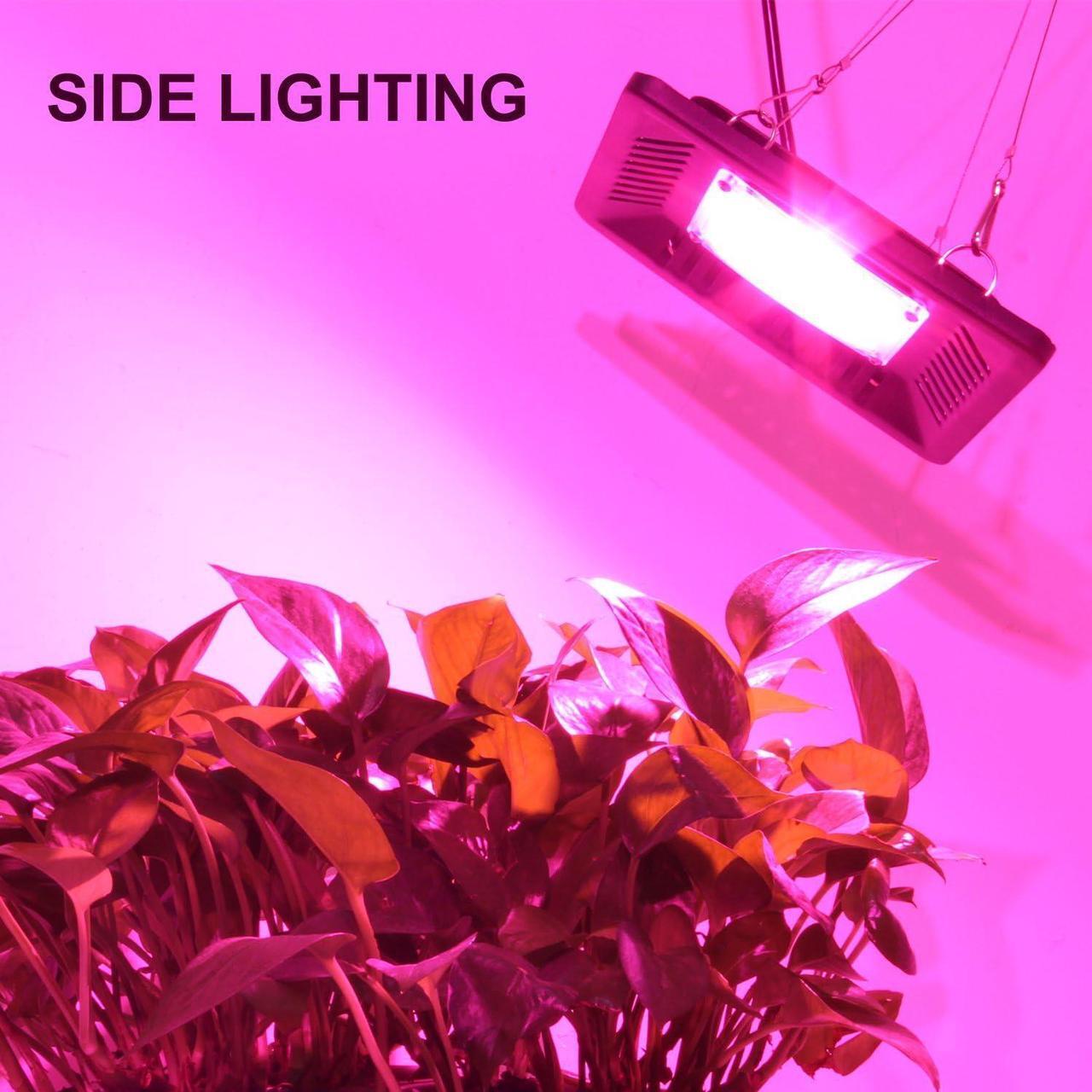 Alt view image 6 of 7 - Waterproof 100W LED Grow Light Full Spectrum, New Technology COB LED Grow Light, Natural Heat Dissipation Without Noise, Suitable for Plants All Growing Stage Indoor or Outdoor.