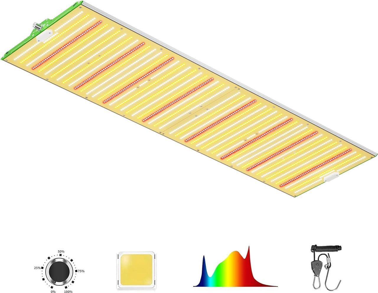 Main image of BESTVA 2024 Upgraded BP4000 LED Grow Light with Dimmable Full Spectrum Plant Light for Indoor Plants Seedling Veg and Bloom Grow Lamp for 4x4/5x3 Grow Tent