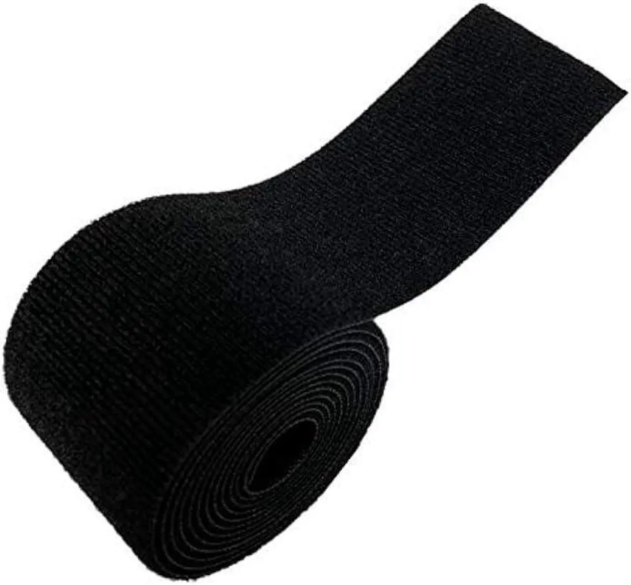 Main image of GGR Supplies Nylon Double Sided Hook and Loop Cable Fastening Tape. (2 in. X 5 Ft, Black)