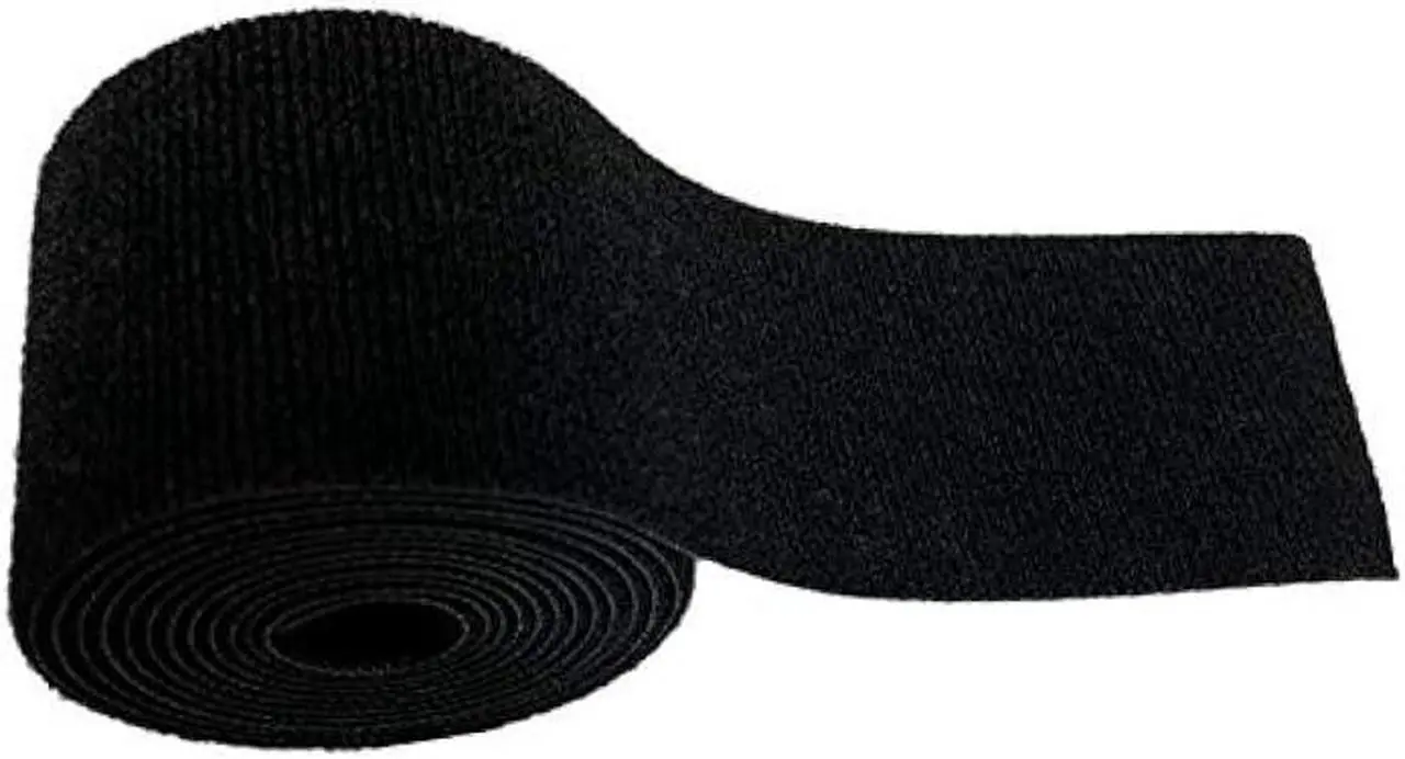 Alt view image 3 of 5 - GGR Supplies Nylon Double Sided Hook and Loop Cable Fastening Tape. (2 in. X 5 Ft, Black)