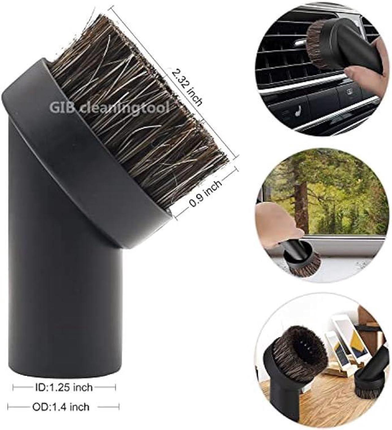 Alt view image 4 of 7 - 9 Pcs Vacuum Attachments Fit for Shop Vac Accessories 1 1/4 - 3 Pcs Vacuum Extension Wand, 1 1/4 inch (32 mm) & 1 3/8 inch (35 mm) Vacuum Hose Adapter, 1 1/4 inch Vacuum Cleaner Accessories Brush Kit