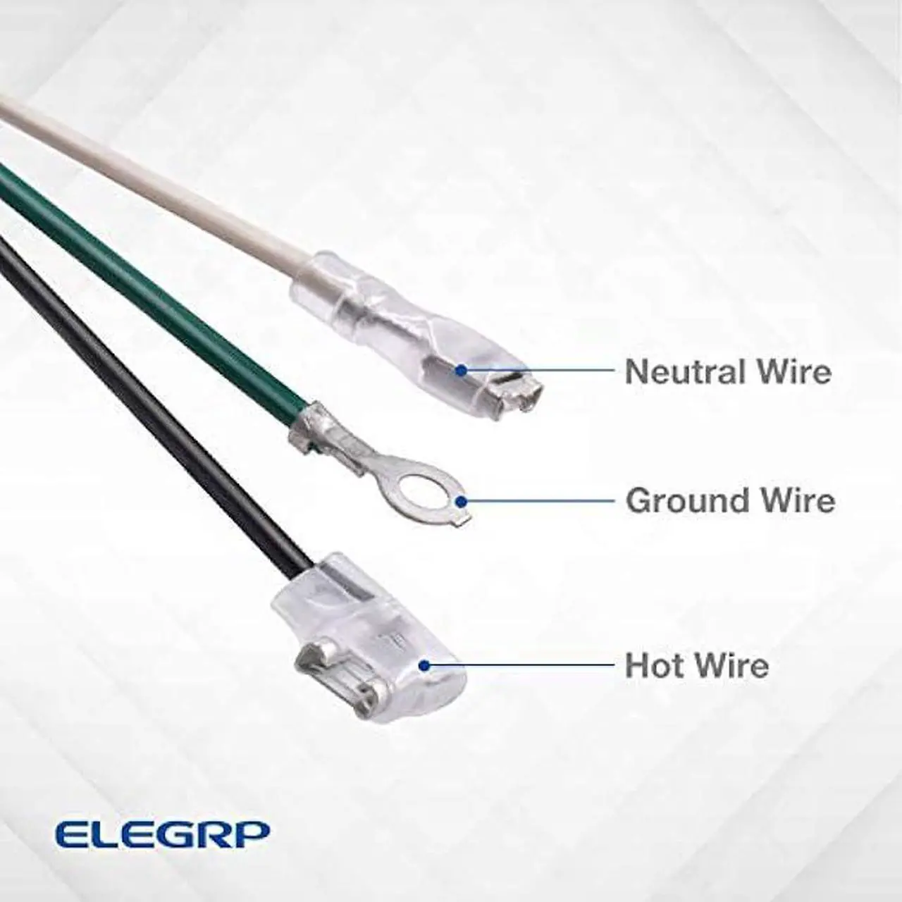 Alt view image 4 of 6 - ELEGRP 0651510LY L15515 18AWG LCDI Power Cord Plug for A/C Air Conditioner, E250451 UL Certified, 7.5FT Leakage Current Detection Interrupter Replacement, 120VAC 10Amp 1200W 60Hz NEMA 5-15P (1 Pack)