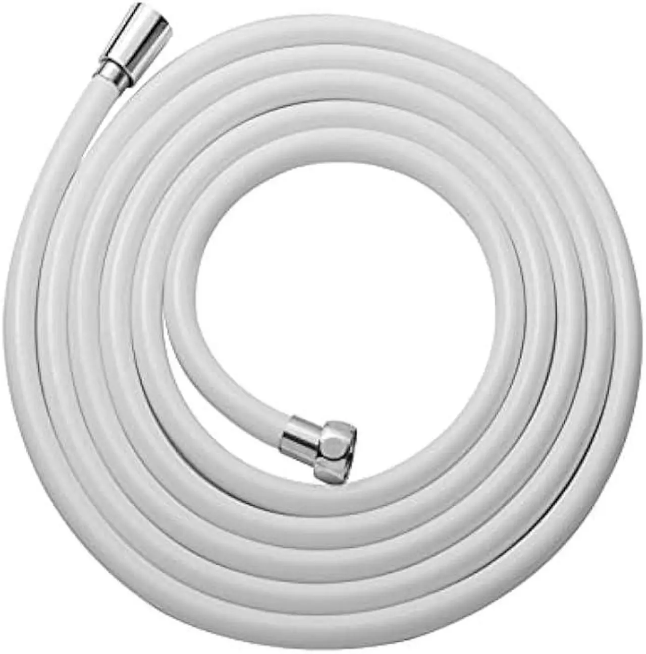 Main image of OFFO Shower Hose, 138 Inches Premium RV PVC Handheld Shower Head Hose Flex Hoses Extension with Brass Insert and Nut for Bathing Toilet Cleaning Pet Bathing Smooth White