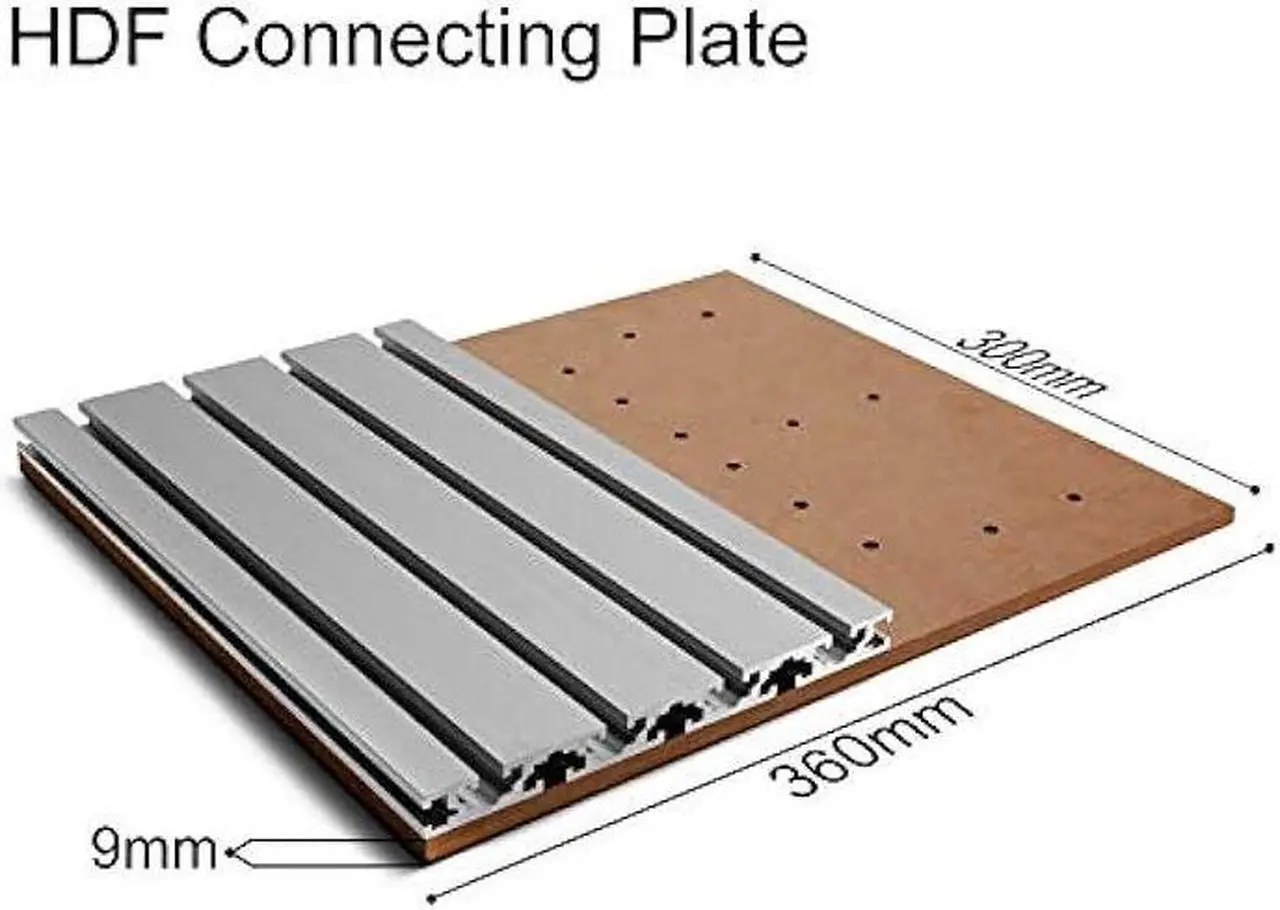 Alt view image 3 of 6 - Genmitsu T-Slot Table 3040 Extension Aluminum Spoilboard, Work with 3018 Y-Axis Extension Kit, Compatible with Most 3018 CNC, 3018-PROVer/3018-PROVer Mach3/3018-MX3