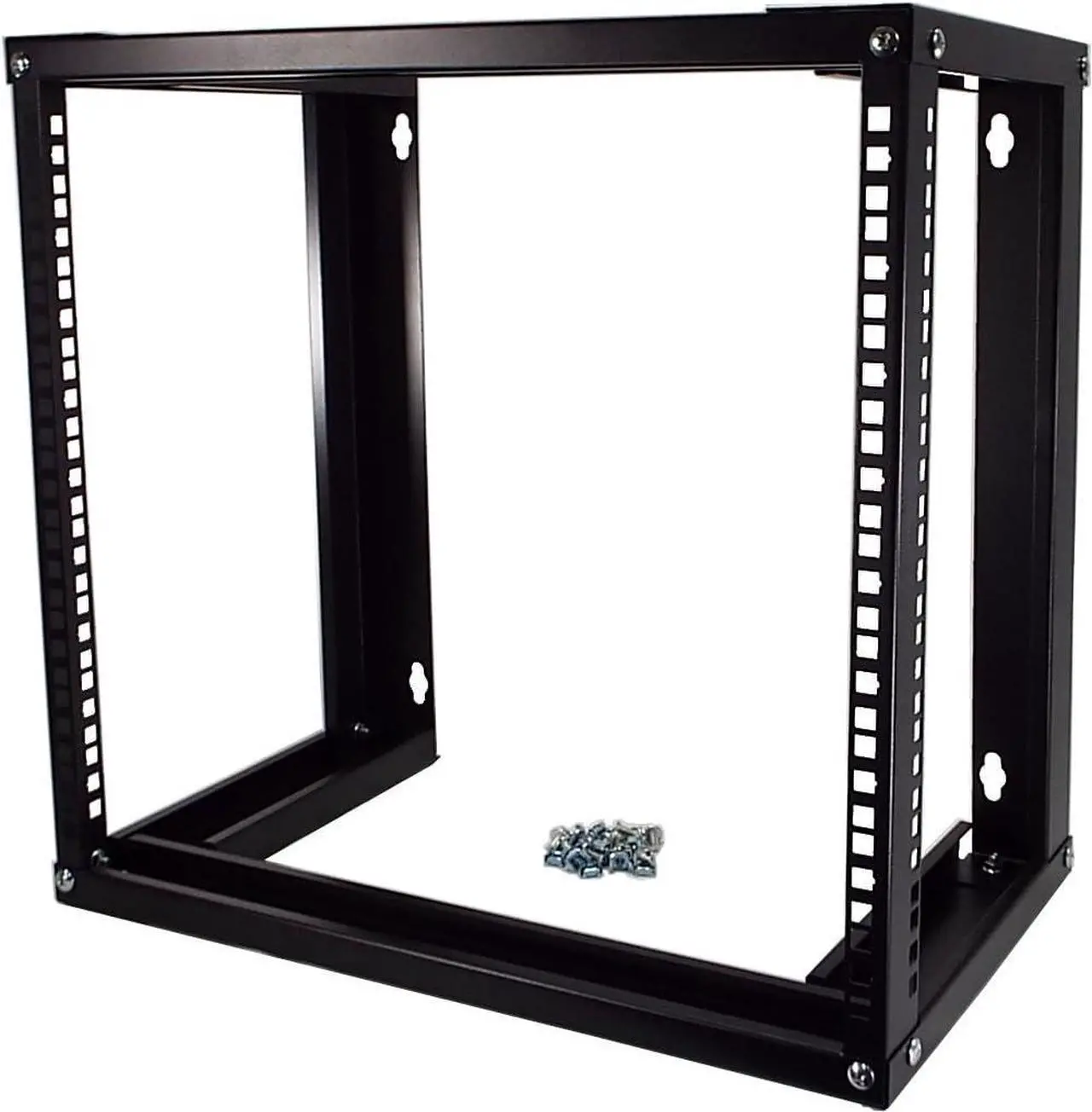 Main image of 9U Wall Mount Open Frame 19" Server Equipment Rack 12 inch Depth  Black