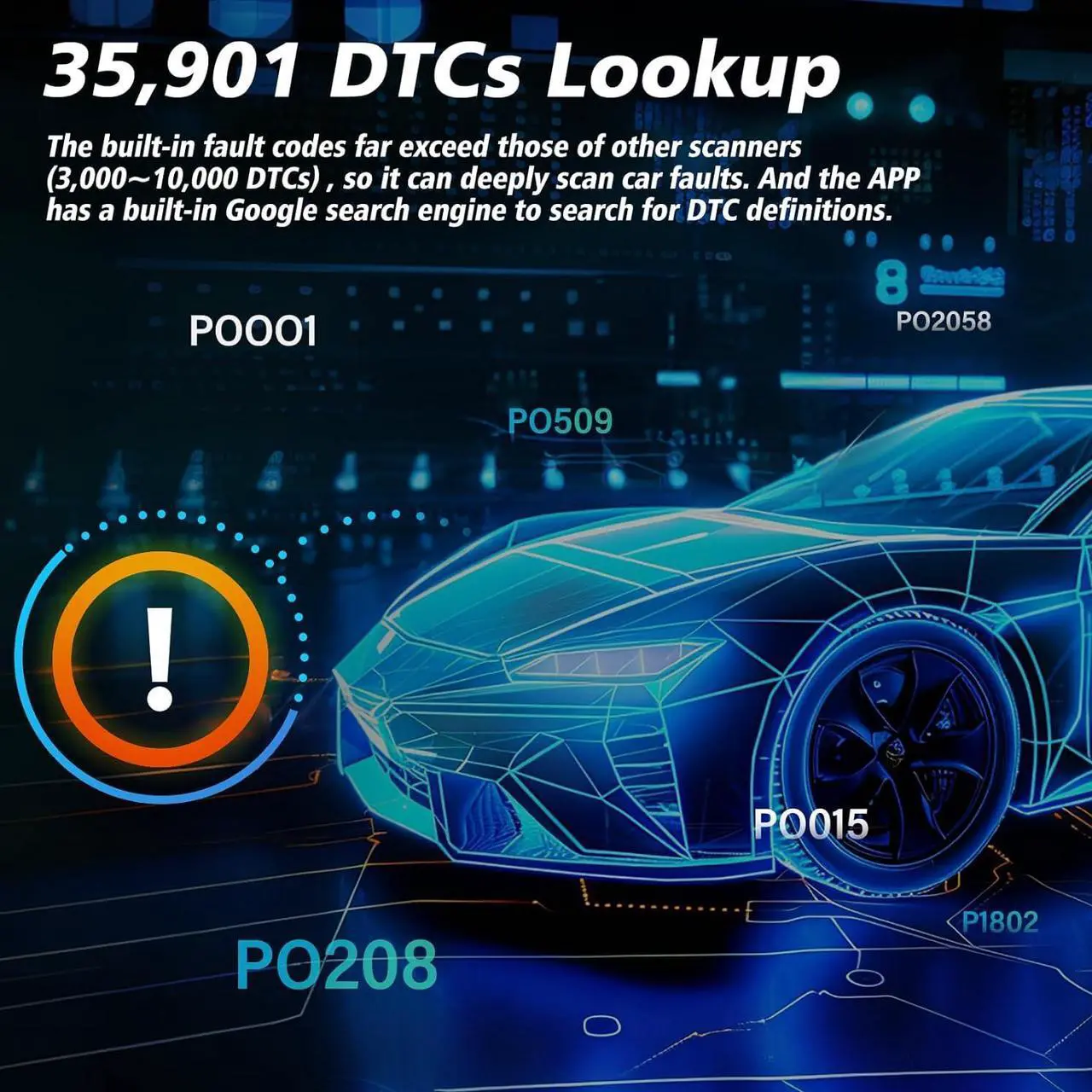 Alt view image 6 of 7 - ZMOON ZM301 OBD2 Scanner Diagnostic Tool, Car Code Reader OBDII/EOBD Diagnostic Scan Tool for All Cars After 1996