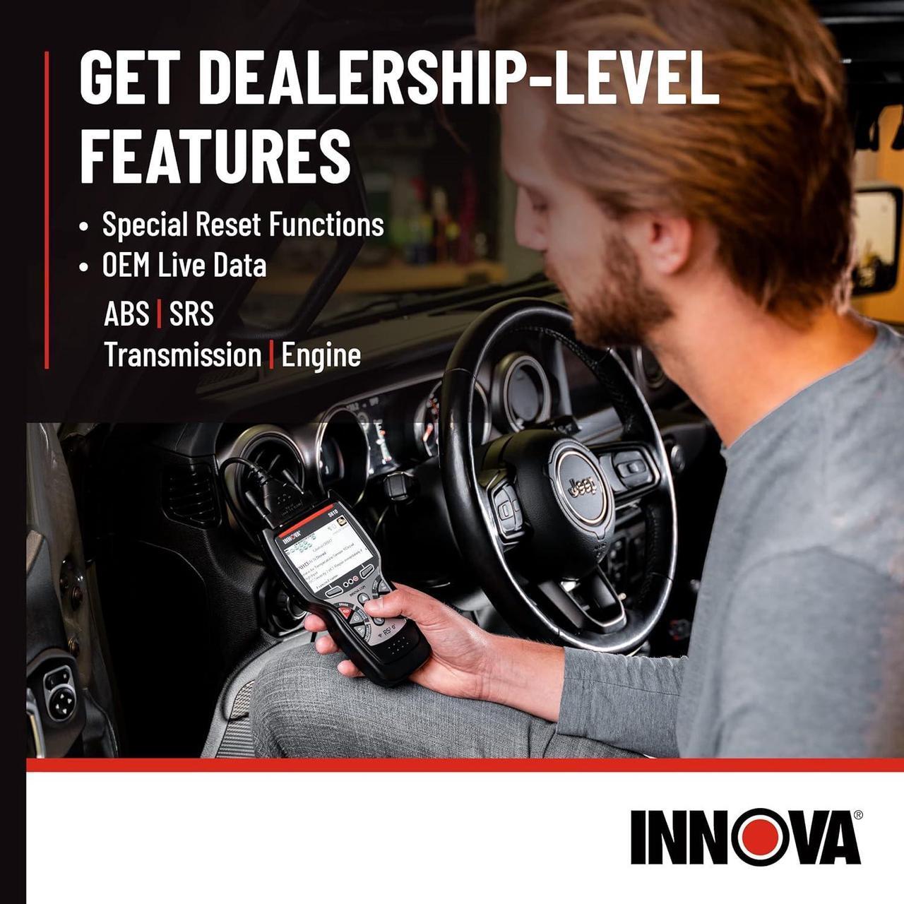 Alt view image 3 of 7 - Innova 5610 OBD2 Bidirectional Scan Tool - Understand Your Vehicle, Pinpoint What's Wrong, and Complete Your Repairs with Less Headache. Free Updates. Free US-Based Technical Support.