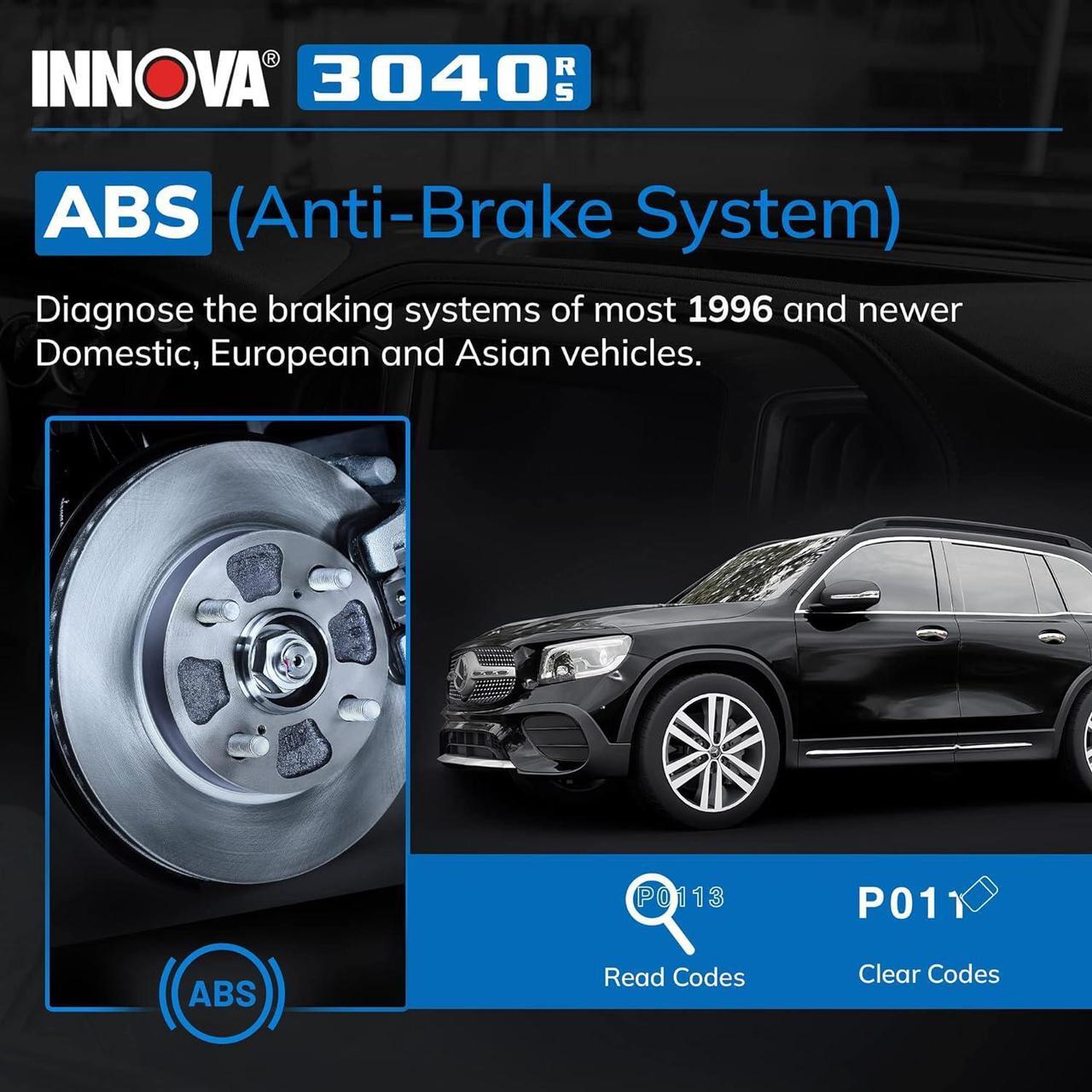 Alt view image 3 of 7 - INNOVA 3040RS, OBD2 Scanner, Live Data Streamer, Battery/Alt Tester, Reset Check Engine Light/Brake Light/Oil Light, Free Mechanic Recommended Fix & Parts & Est Repair Cost, Lifetime Free Update