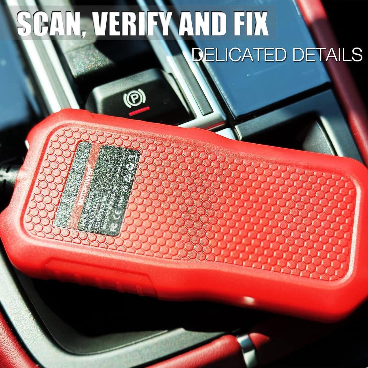 Alt view image 7 of 7 - MOTOPOWER MP69038 Car OBD2 Scanner Code Reader Engine Fault Code Reader Scanner CAN Diagnostic Scan Tool - Elite Edition