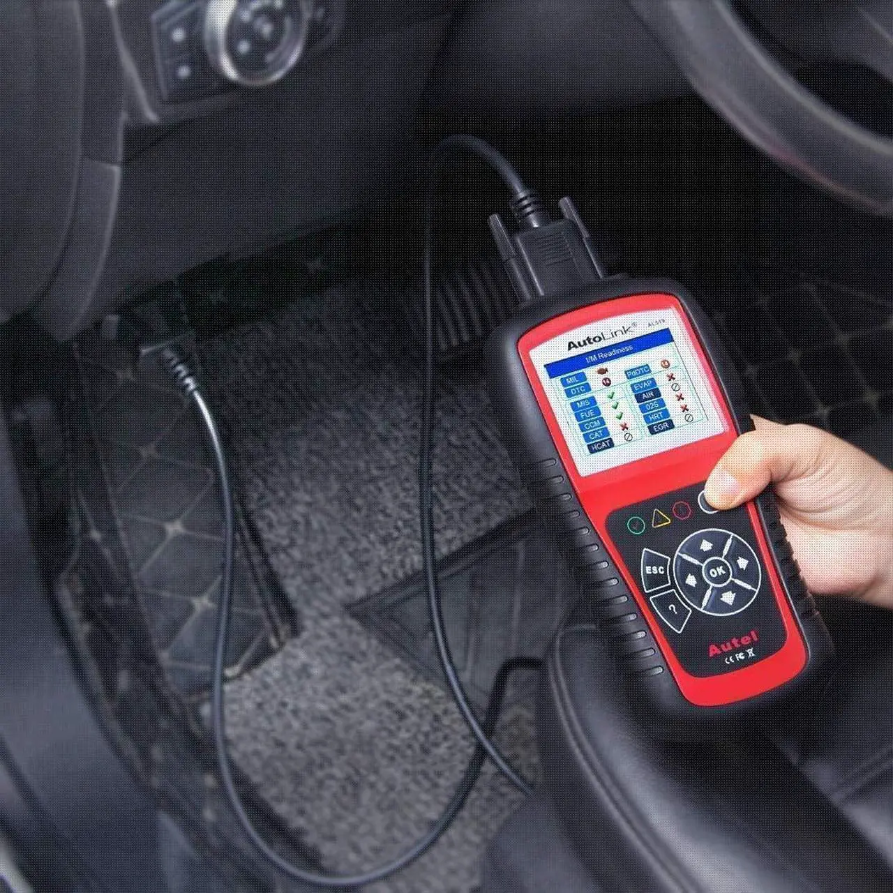 Alt view image 7 of 7 - Autel AutoLink AL519 Car OBD2 Scanner, Classic Enhanced Mode 6 Engine Fault Code Reader OBDII CAN Diagnostic Scan Tool, One-Click Smog Check, DTC Lookup, Upgraded of AL319, Lifetime Free Update