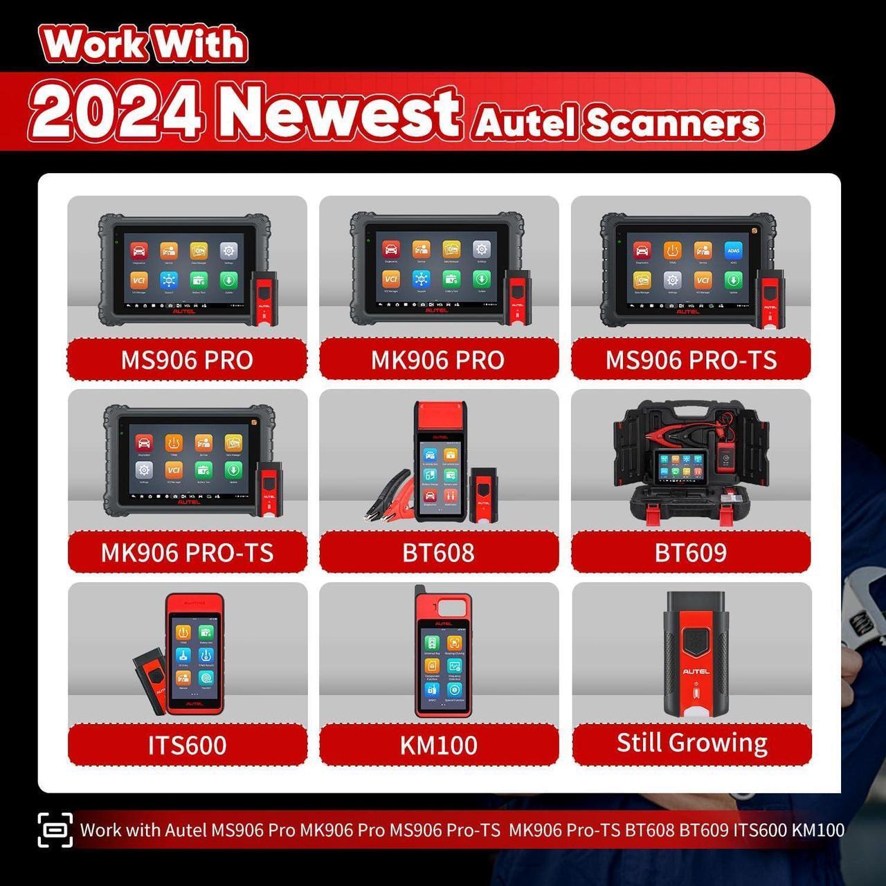 Alt view image 2 of 7 - Autel MaxiVCI V200 VCI200 Wireless Dongle, 2024 VCI 200 OBD2 Connector Adapter Car Communication Interface, Work w/MaxiSys MS906 PRO MS906 PRO-TS, KM100(X) BT608 BT609 ITS600, MK906 PRO MK906 PRO-TS