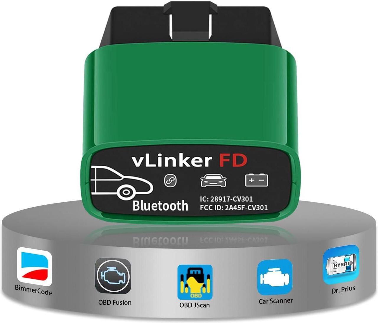 Main image of Vgate vLinker FD Bluetooth3.0 OBD2 Scanner Diagnostic Tool Support Android & WindowsSupport Medium Speed CAN(MS-CAN