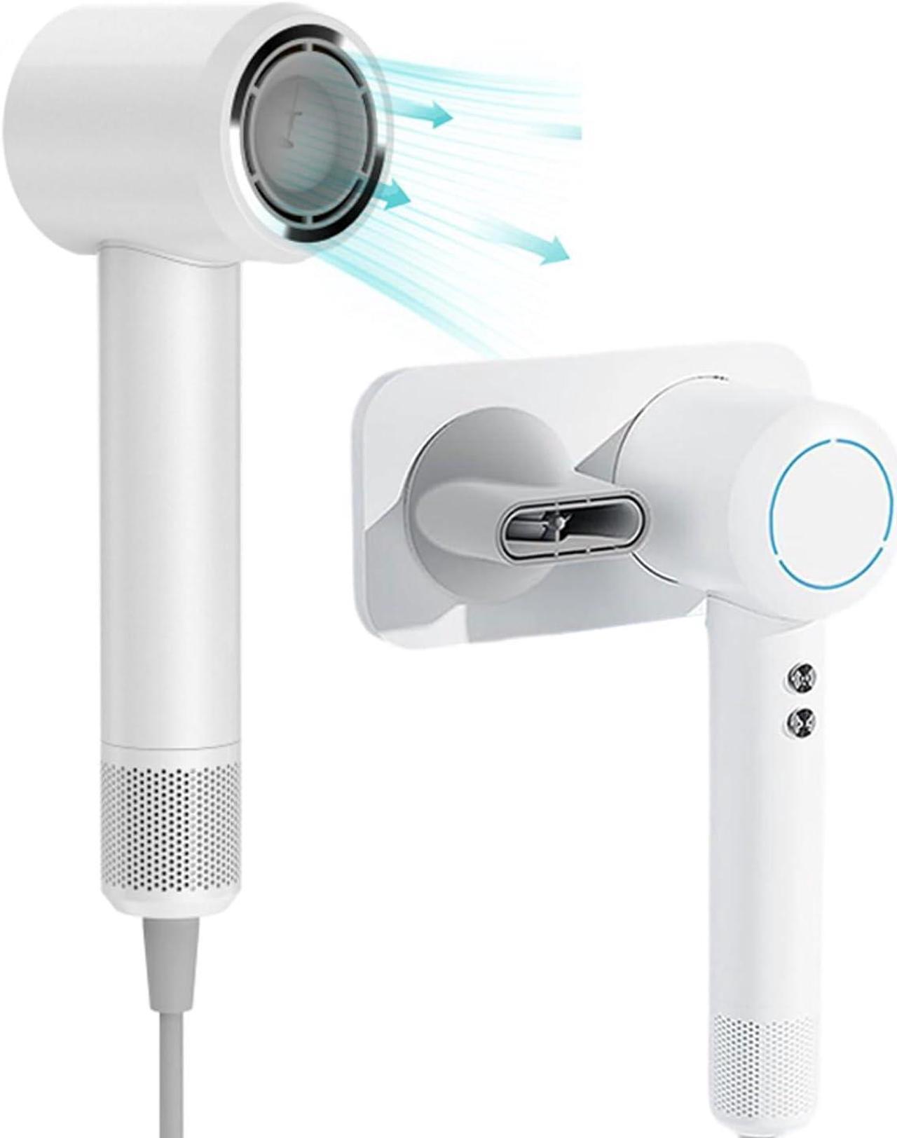 Main image of High-Speed Ionic Hair Dryer - 110000 RPM Brushless Motor Negative Ionic Blow Dryers for Fast Drying Quiet Low Noise Thermo-Control Professional Hair-Dryer (White)