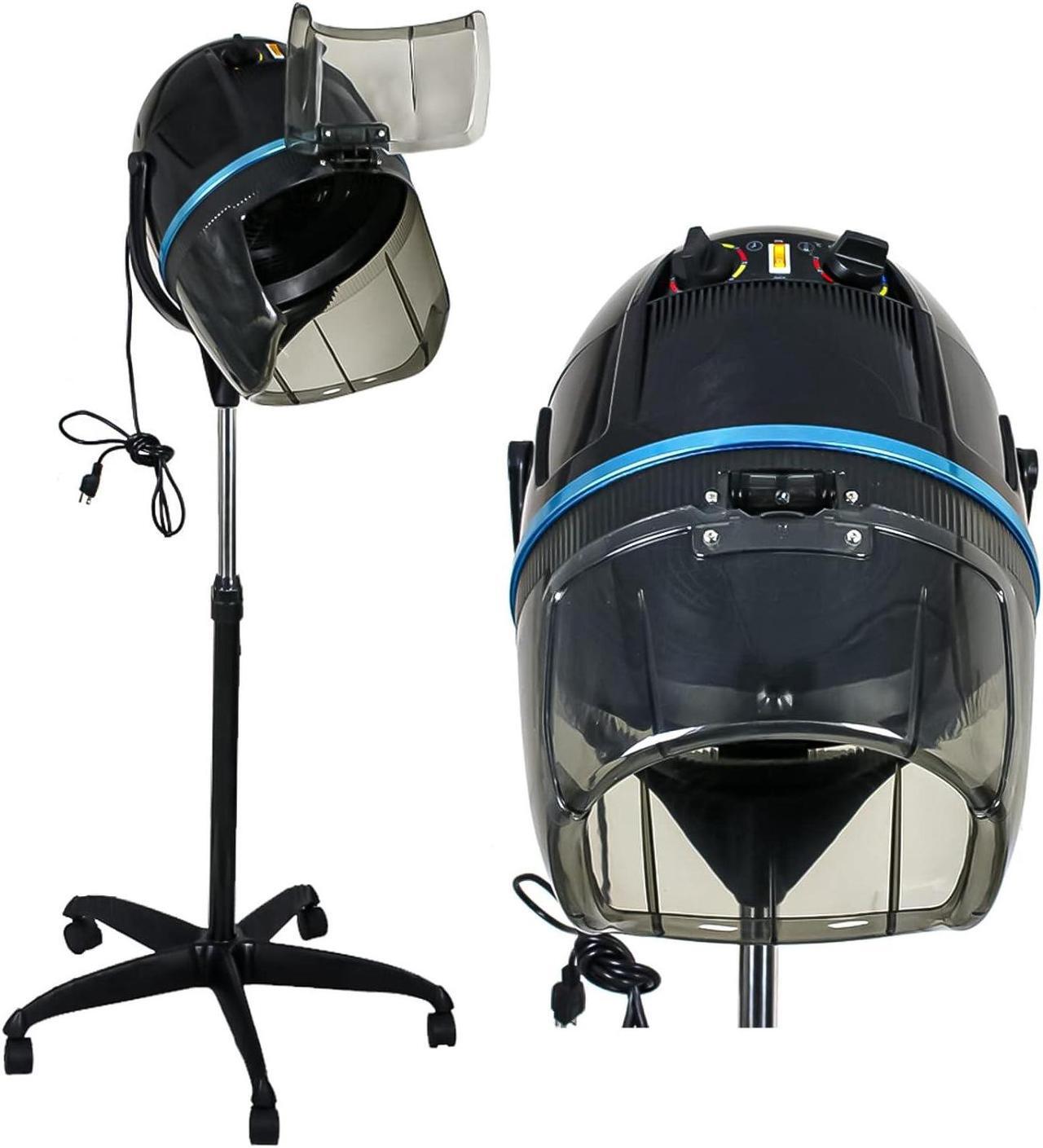 Main image of Stand Up Hair Dryer 1300W Adjustable Floor Hooded Bonnet Hair Dryers with Rolling Wheels Professional Salon Equipment for Beauty Home Hair Drying