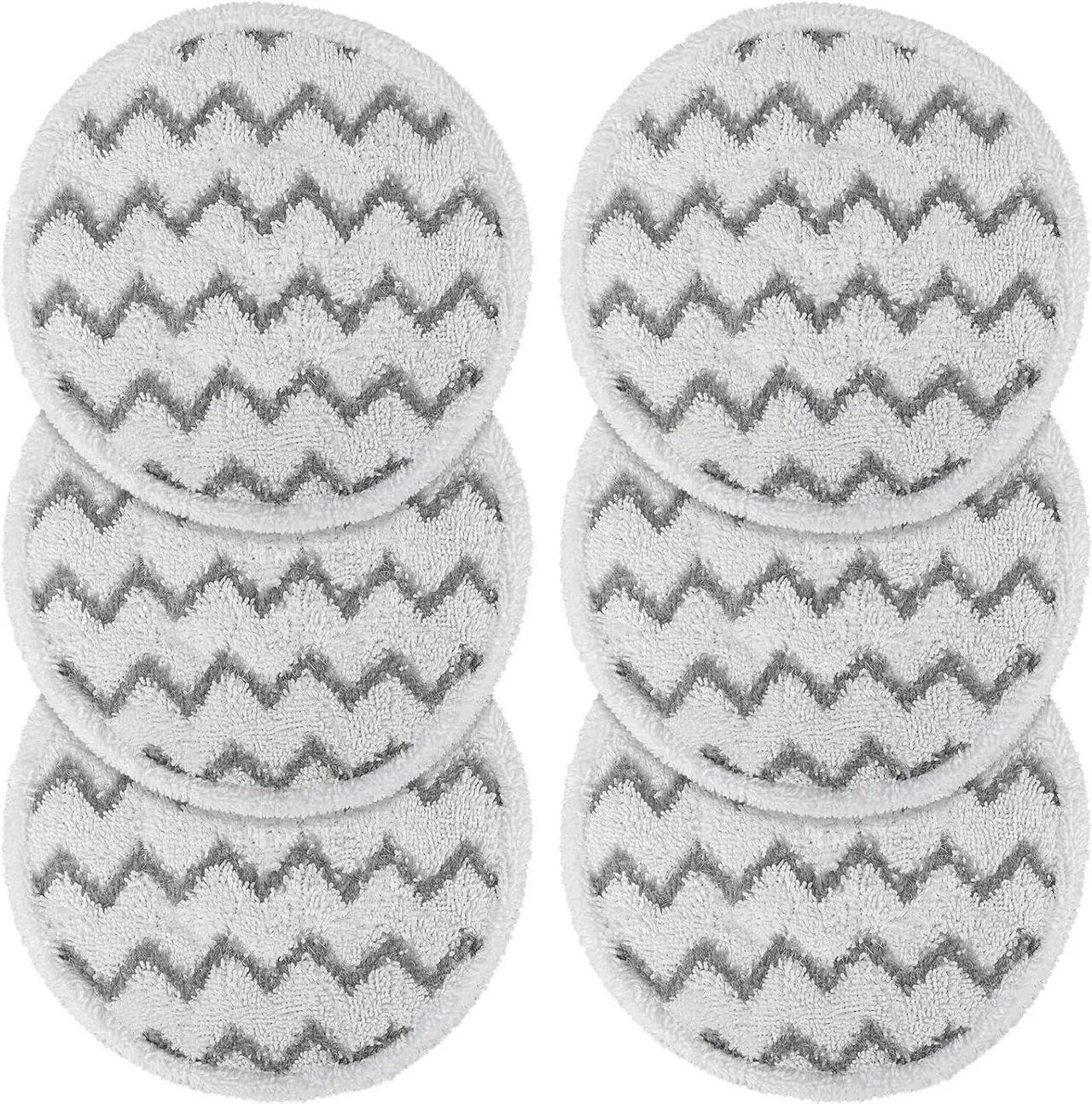 3897A Steam Mop Pads for Bissell SpinWave SmartSteam Scrubbing Steam Mop - Replacement Rotating Mop Head Fit 3897A 3712 3712W, Model No 1641112 (6Pack