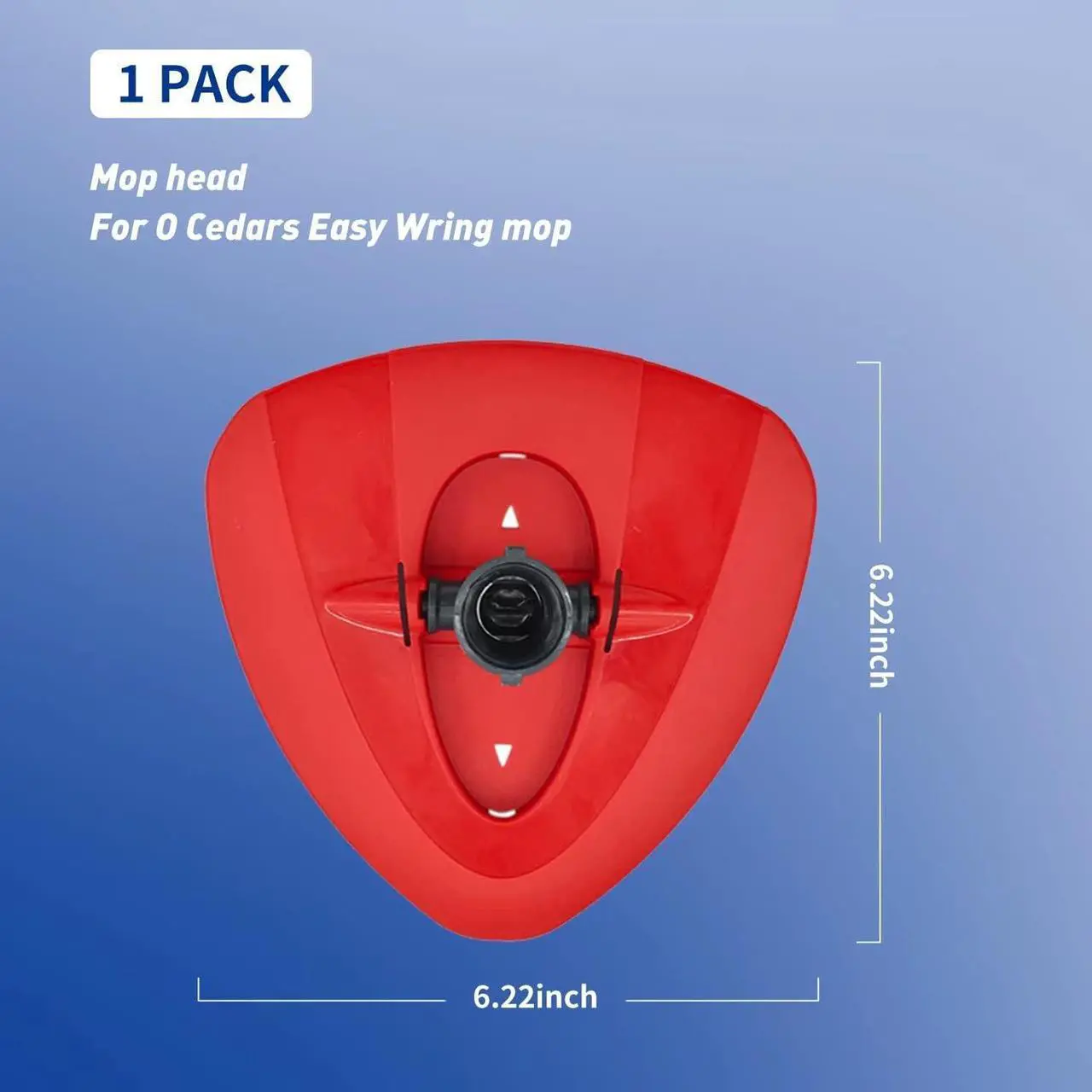 Alt view image 6 of 7 - Mop Replace Head Compatible with O Cedar EasyWring Spin Mop, Include 3 Pack Microfiber Mop Refills, 58in Mop Handle and Mop Base, Mop Heads Replacememts Parts for Ocedar 1 Tank System (5)