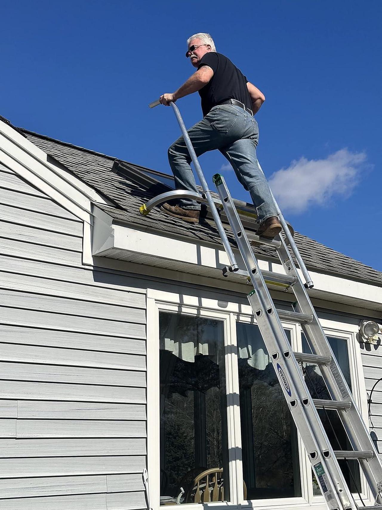 Main image of Ladder Standoff, Ladder Stabilizer, Ladder Extension for Safety and Fall Protection