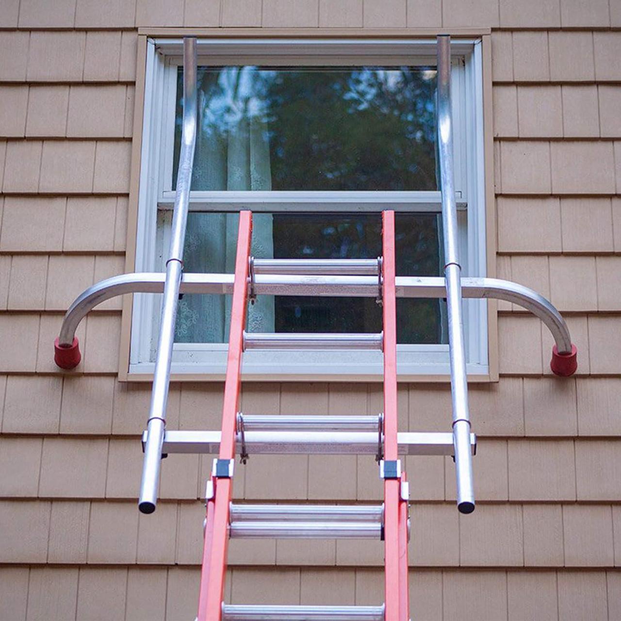 Alt view image 4 of 7 - Ladder Standoff, Ladder Stabilizer, Ladder Extension for Safety and Fall Protection