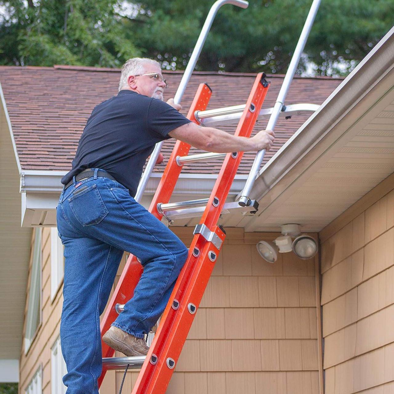 Alt view image 5 of 7 - Ladder Standoff, Ladder Stabilizer, Ladder Extension for Safety and Fall Protection