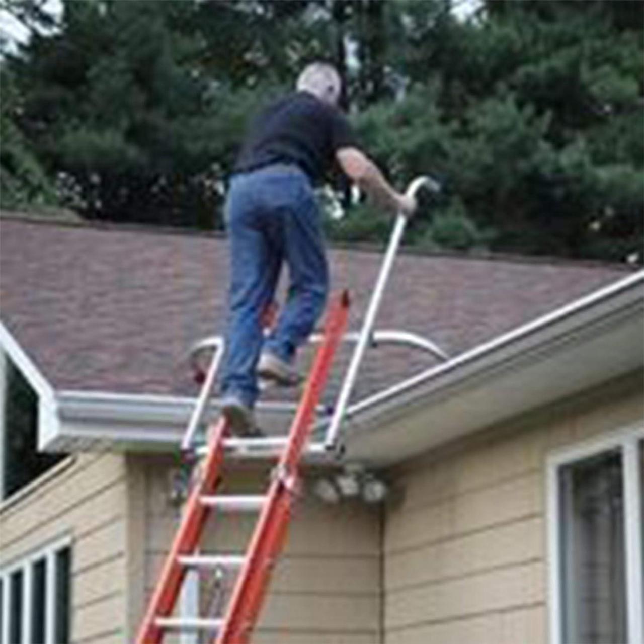 Alt view image 6 of 7 - Ladder Standoff, Ladder Stabilizer, Ladder Extension for Safety and Fall Protection
