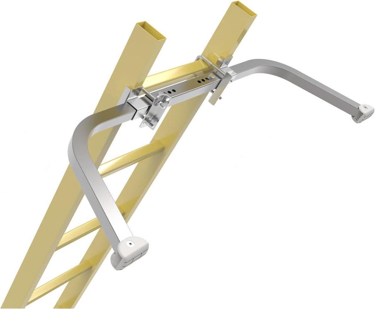 Main image of Ladder Stabilizer for Roof, Wing Span/Wall Standoff Extended Ladder Roof Stabilizer with Non-Slip Rubber Bottom pad Fixed Angle of Ladder Accessory