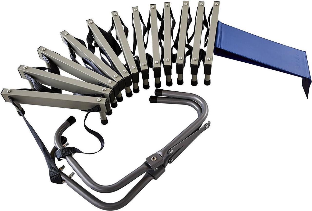 Alt view image 2 of 4 - First Alert Two-Story Fire Escape Ladder, Steel, Anti-Slip, EL52-2, Black