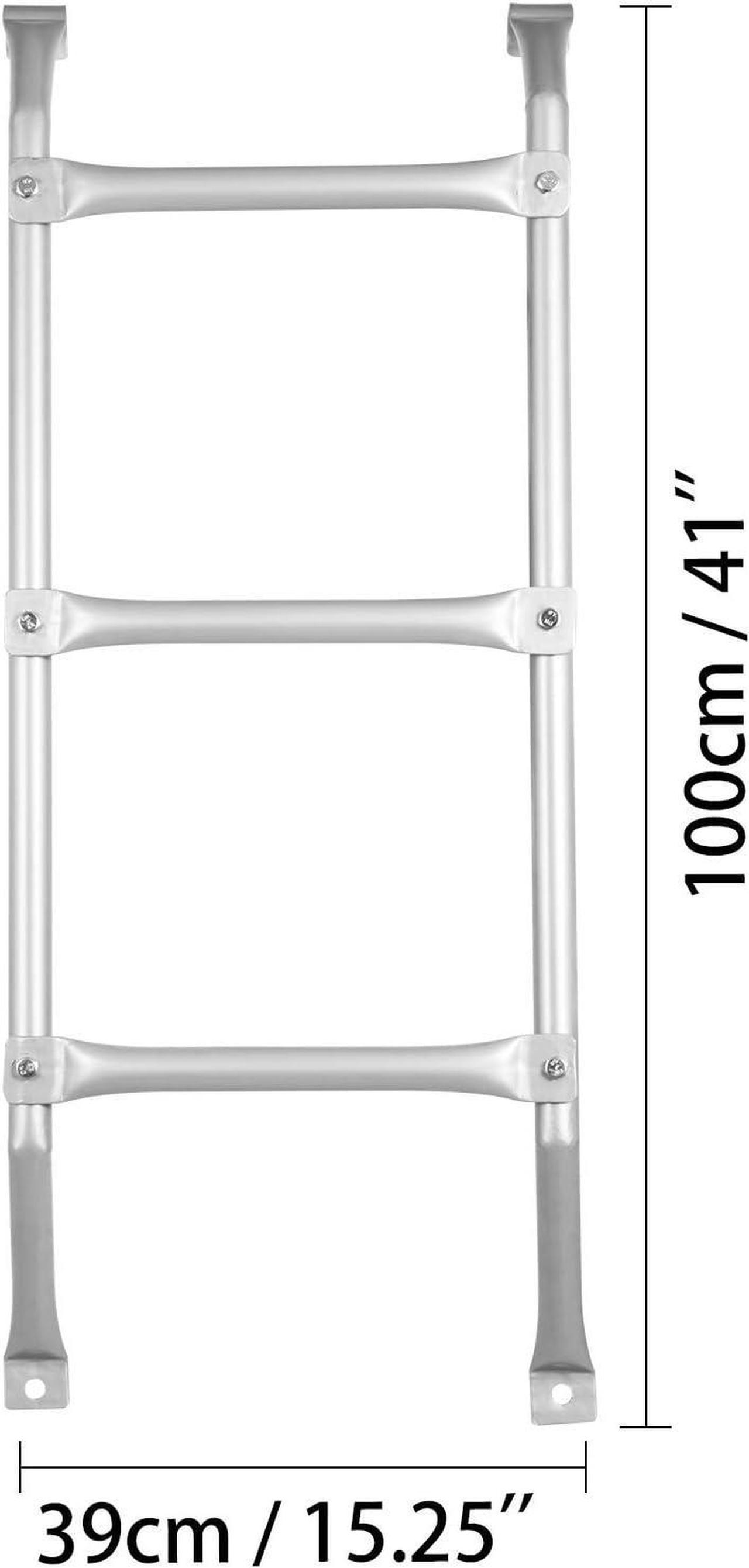 Alt view image 2 of 7 - Happybuy Egress Ladder Basement 4 Steps Basement Egress Egress Window Ladder Loft Ladder Window Well Ladder Attic Ladder Parts Escape Ladder Emergency Window Ladder Egress Well Egress Windows