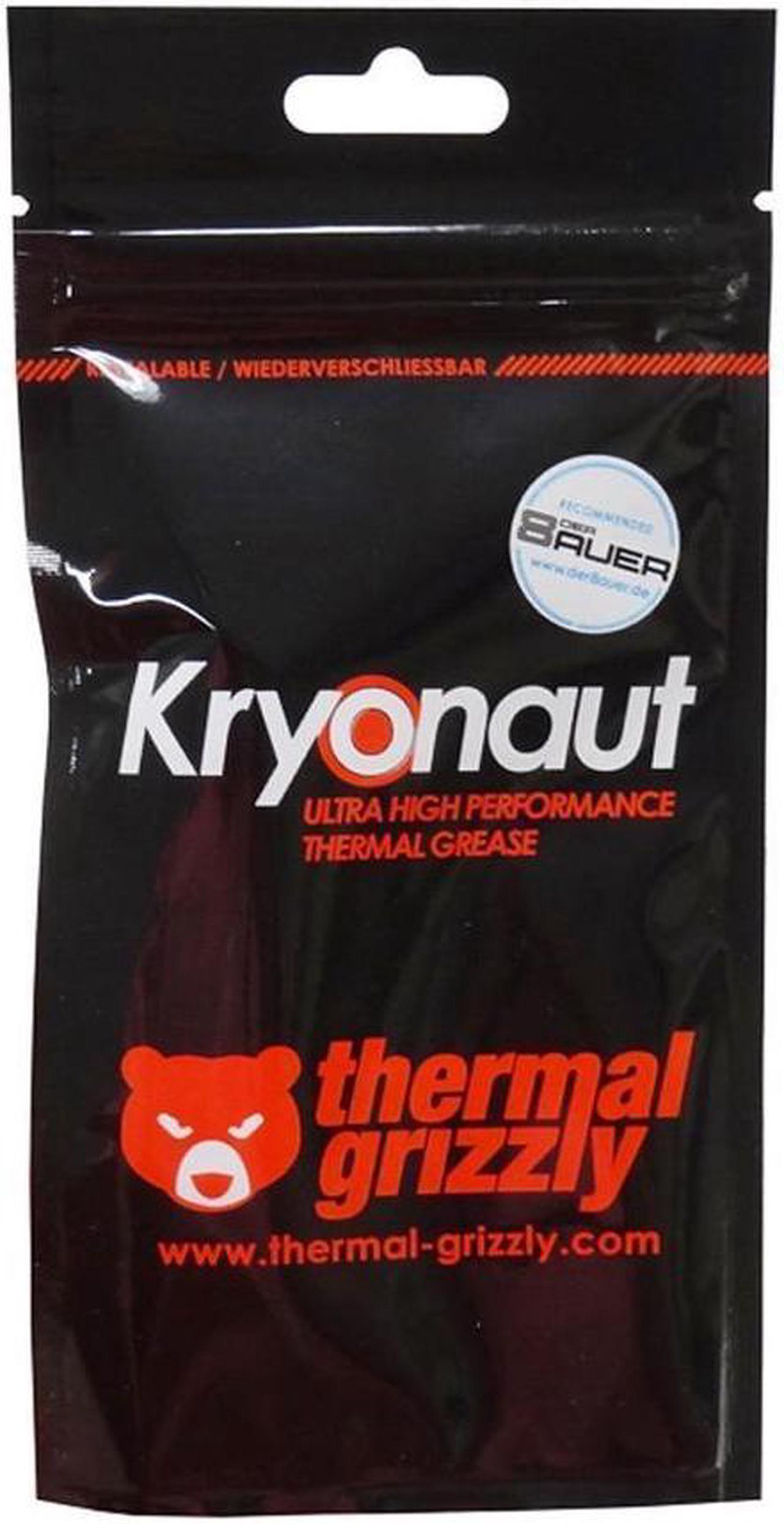 Thermal Grizzly Kryonaut The High Performance Thermal Paste for Cooling All Processors, Graphics Cards and Heat Sinks in Computers and Consoles (1 Gram)