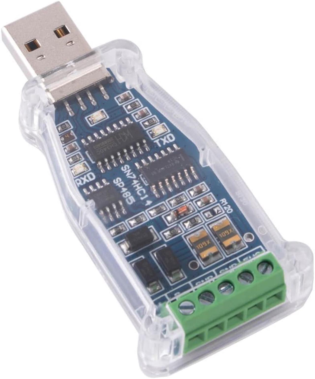 CH340C USB to RS485 Serial Adapter High Speed 921600 Bps Communication Board