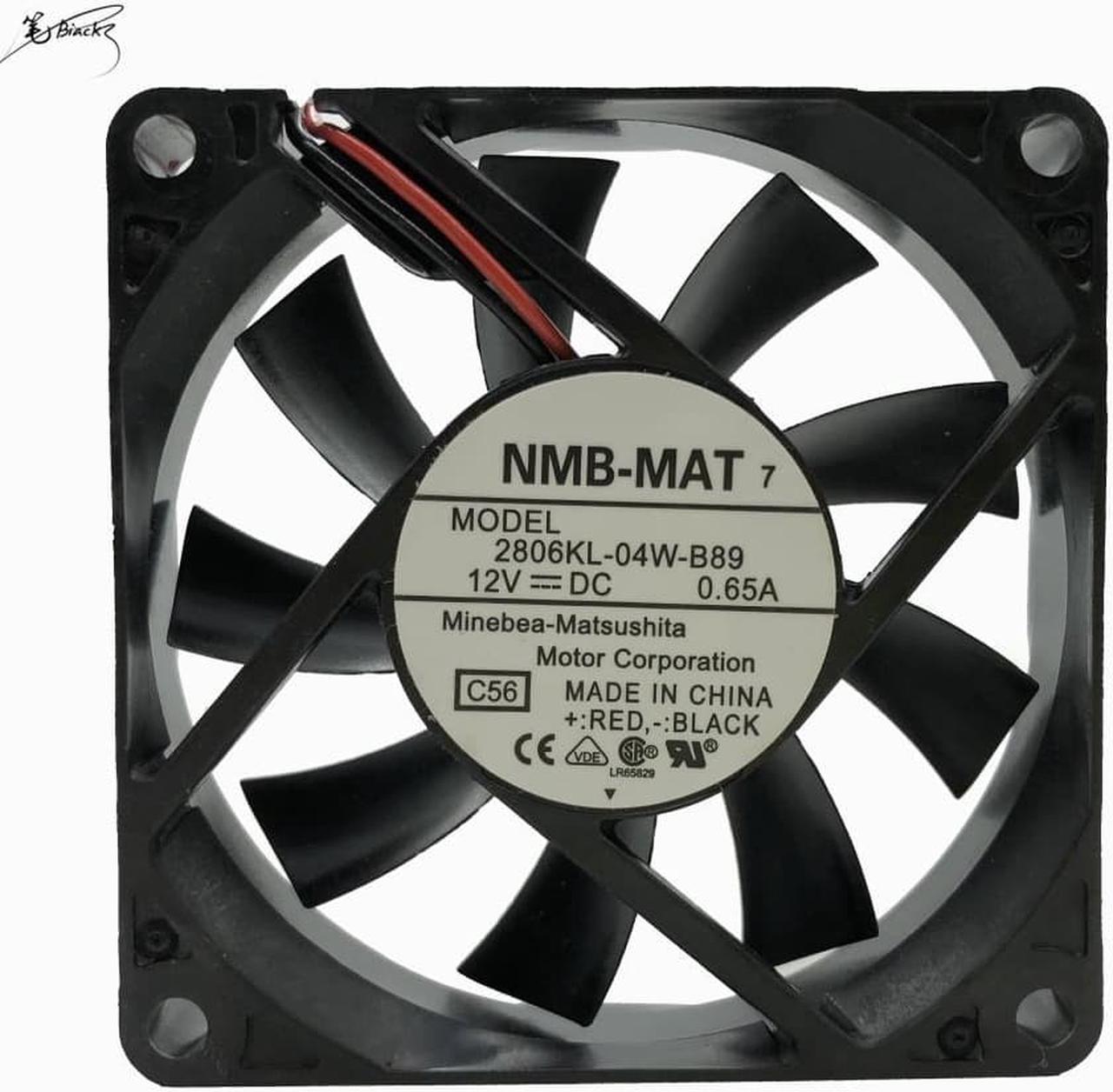 NMB 2806kl-04w-b89 12V 0.65a 7cm 7015 server fan CPU