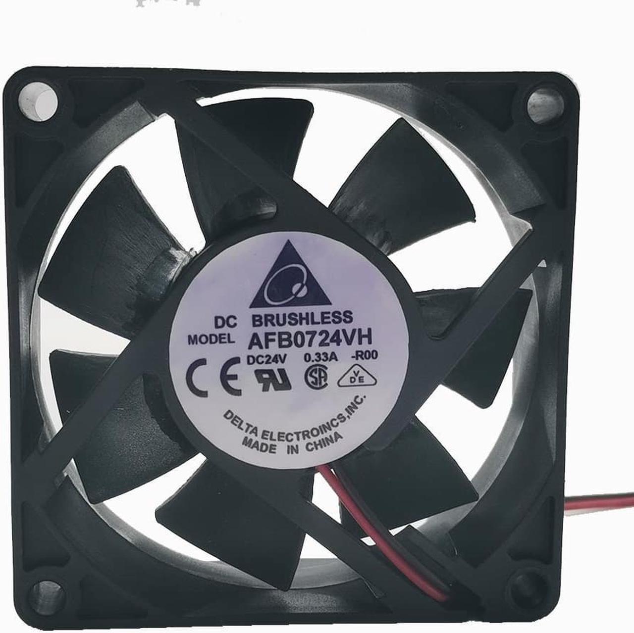 and Delta AFB0724VH 7025 24V 0.33a 7cm/cm frequency converter double ball cooling fan