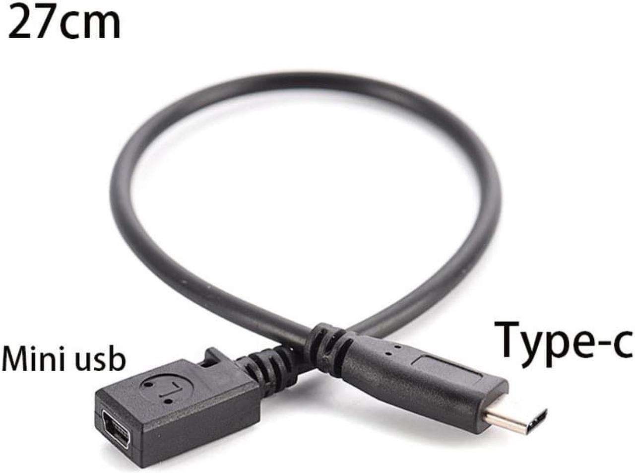 Type C USB 3.1 Male to 5pin Mini USB Female Charging Data sync Cable Cord Adapter